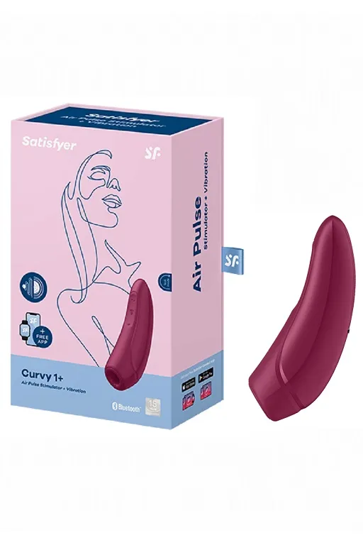 вакуумный массажер с вибрацией satisfyer curvy 1 plus rose red 001821sa в Краснодаре
