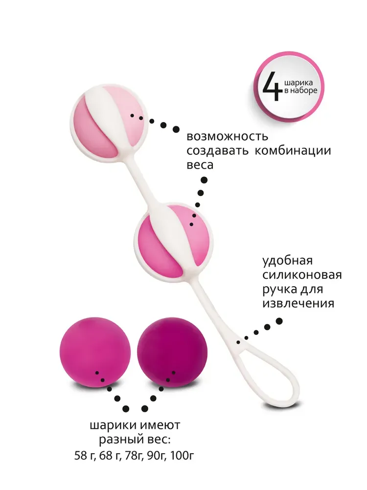 вагинальные шарики geisha balls 2  ft london (ex fun toys) в Краснодаре