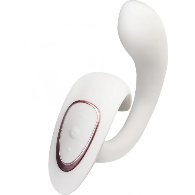вагинально-клиторальный вибратор satisfyer g for goddess 1, белый, 27 см в Краснодаре
