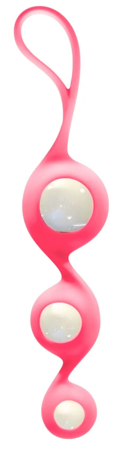 вагинальные шарики juicy toyz glass, розовые в Краснодаре