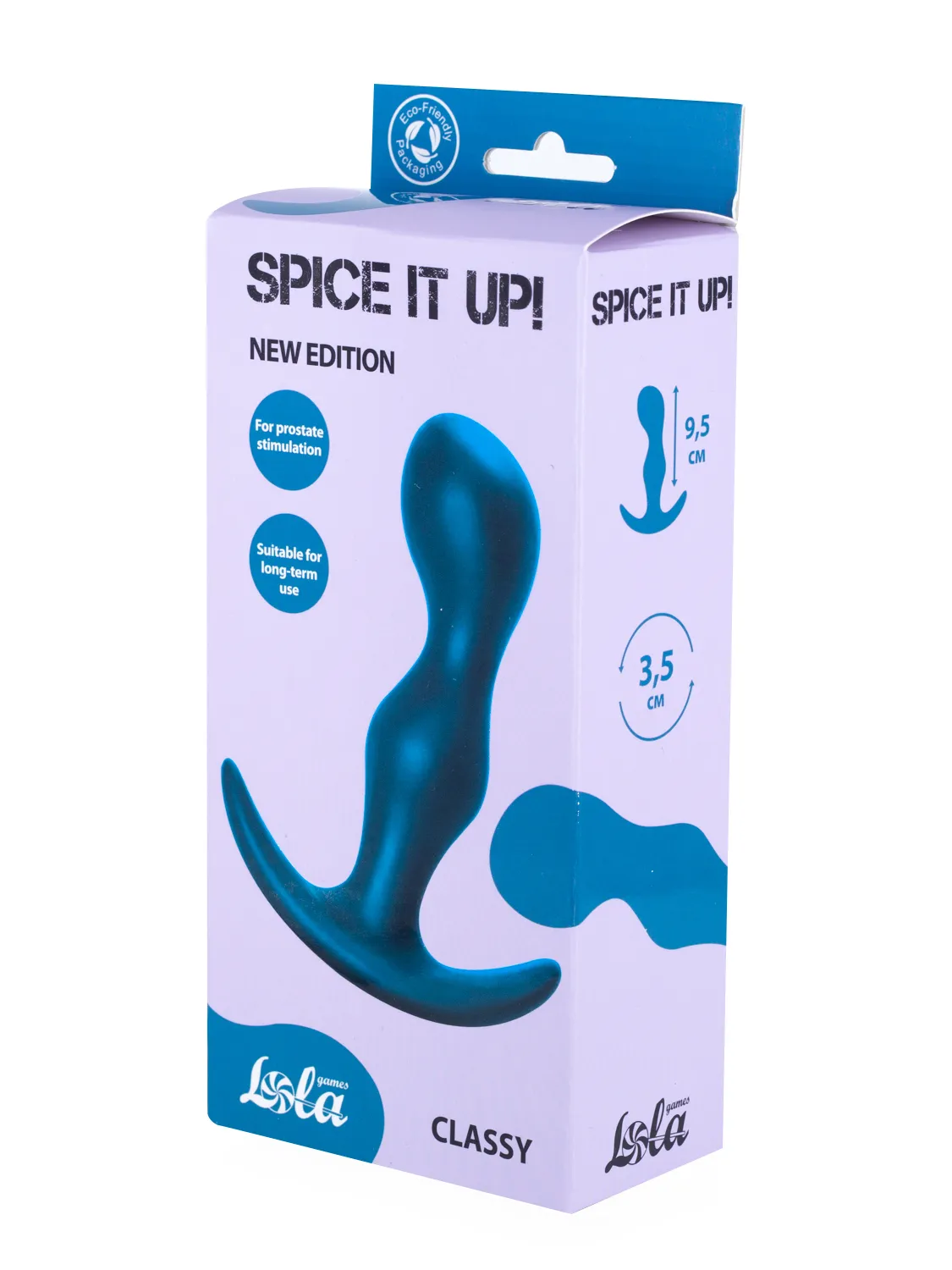 анальная пробка spice it up classy dark aquamarine 8013-03lola в Краснодаре