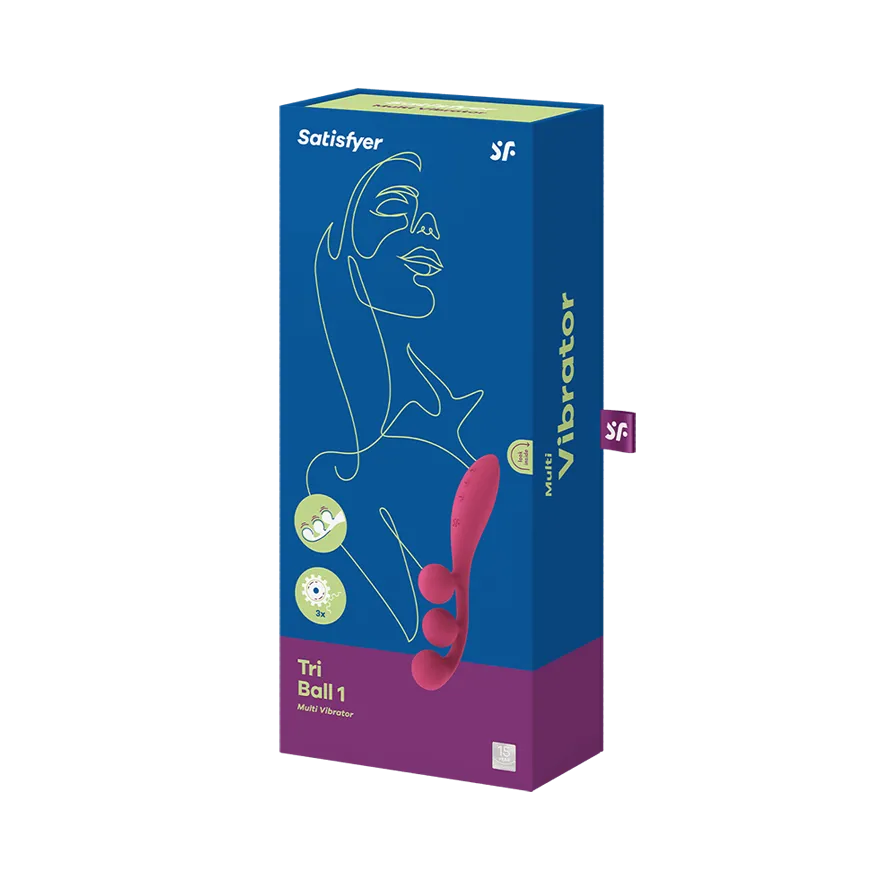 мульти-вибратор satisfyer tri ball 1 red 018263sa в Краснодаре