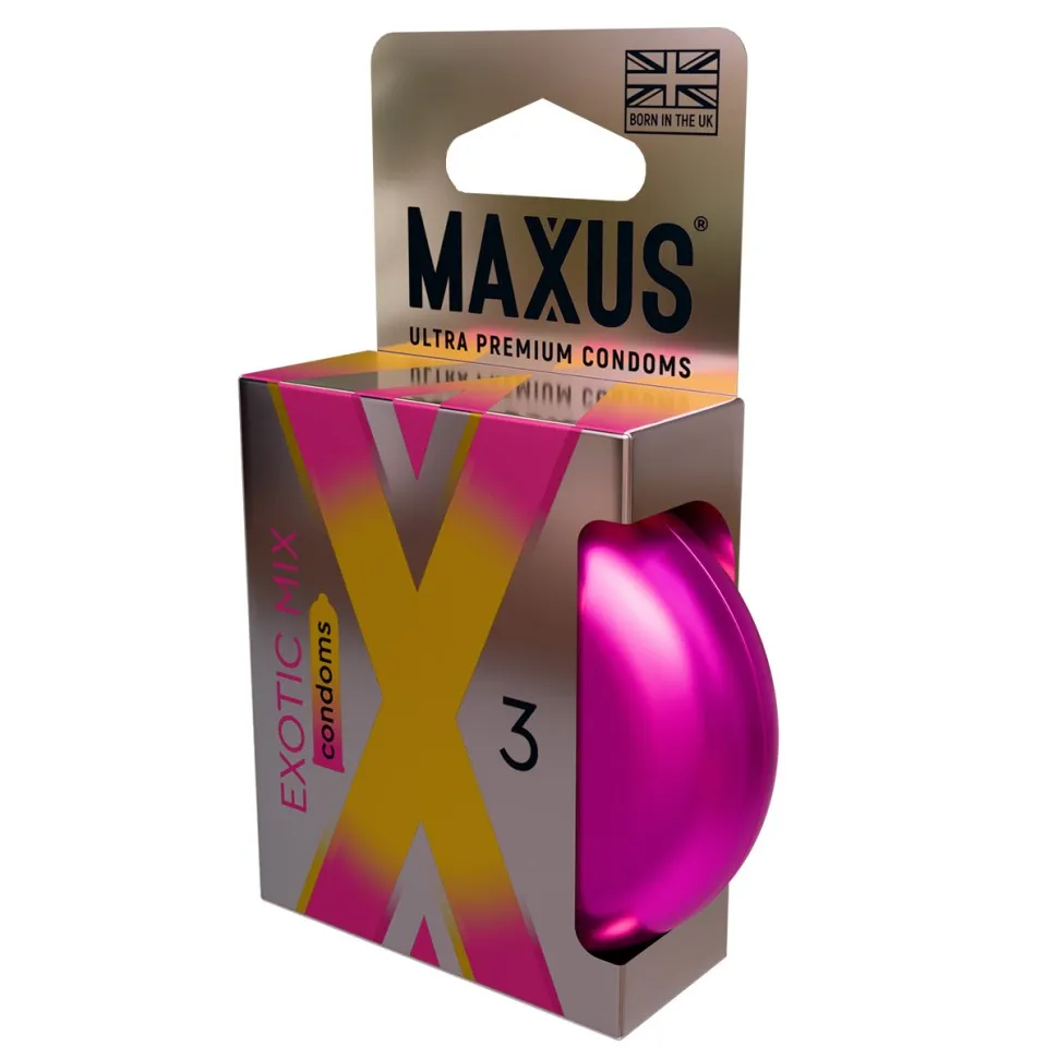 Презервативы Презервативы MAXUS Exotic Mix 3 шт. ароматизированые в Краснодаре
