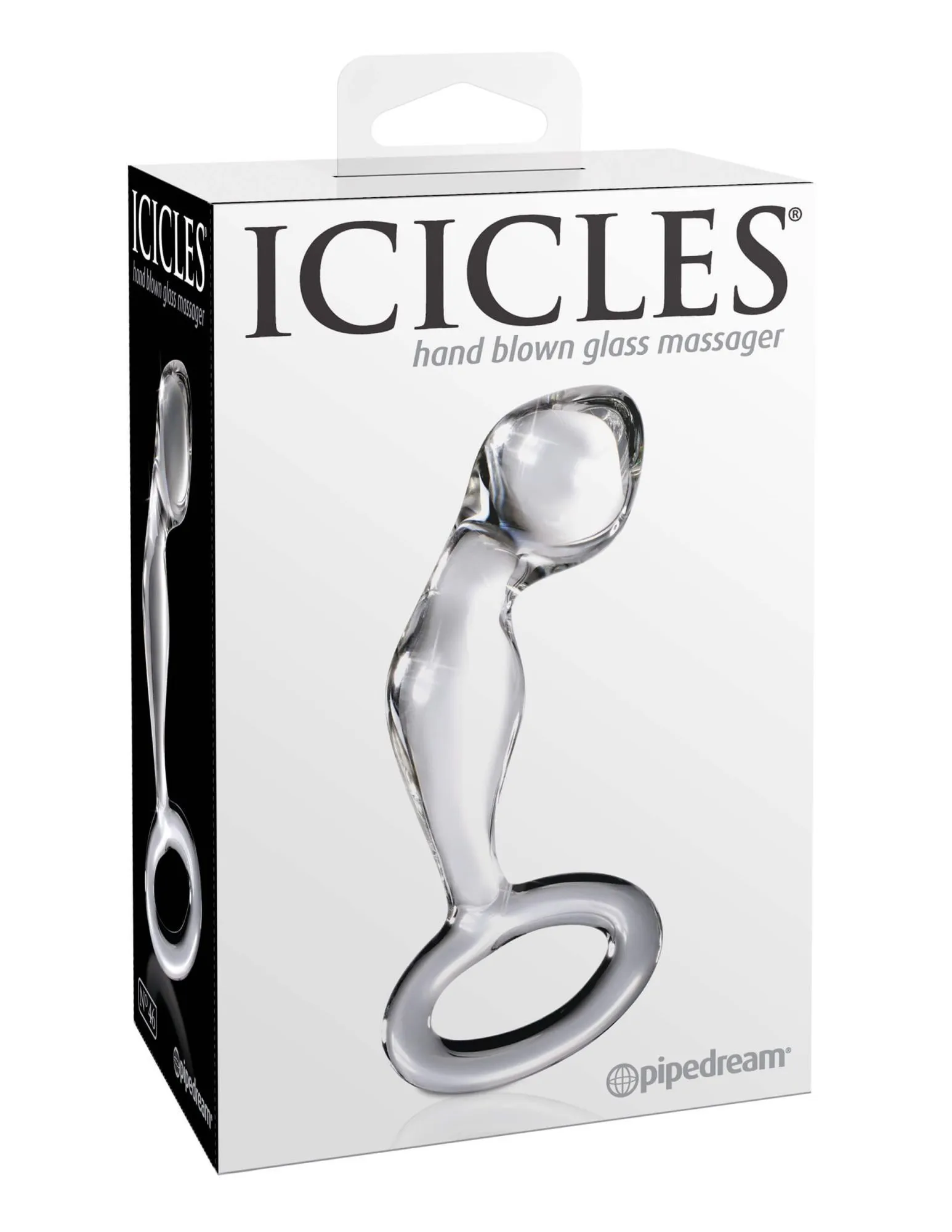 анальная пробка pipedream icicles №46, прозрачная в Краснодаре