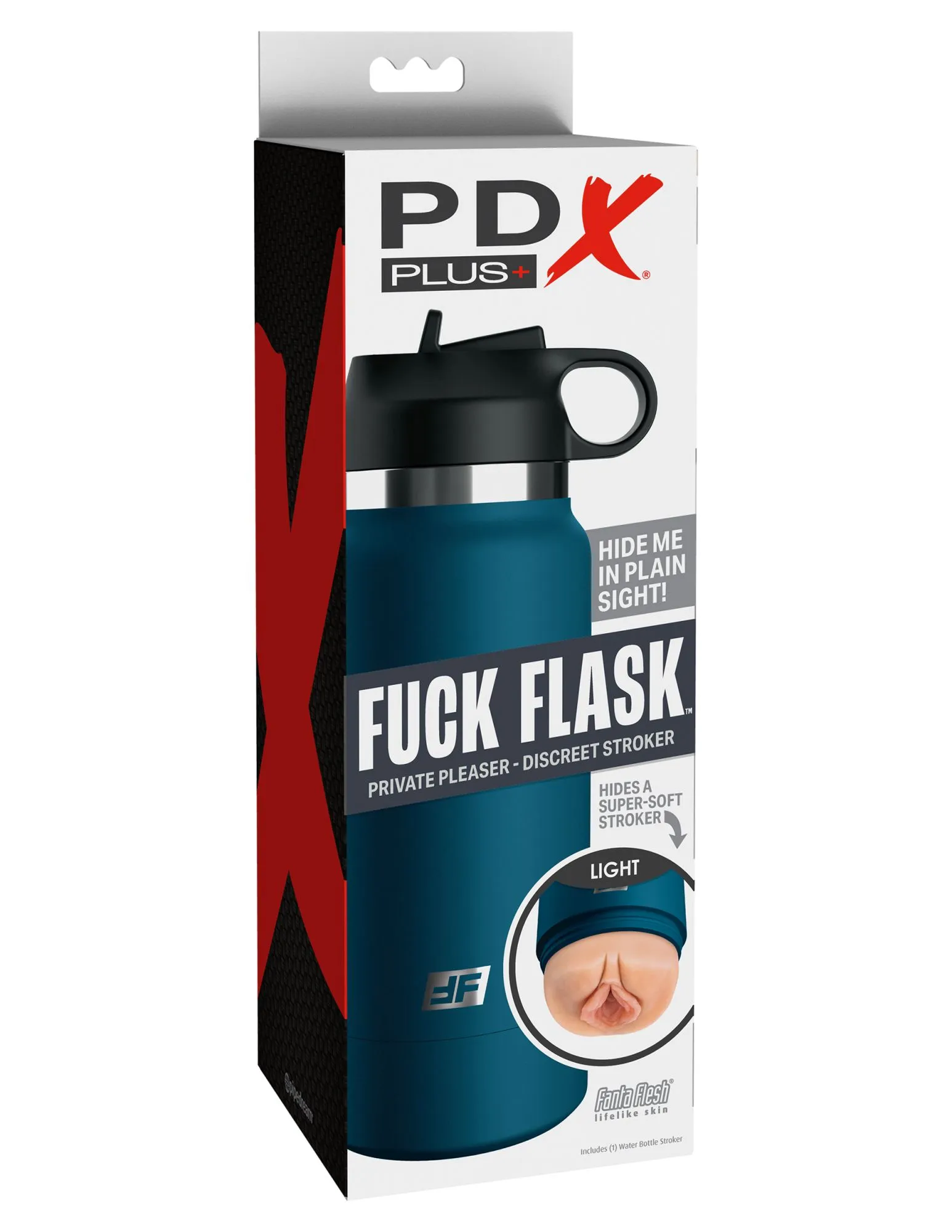 мастурбатор fap flask thrill seeker discreet stroker - black bottle - frosted pipedream rd62721pd в Краснодаре