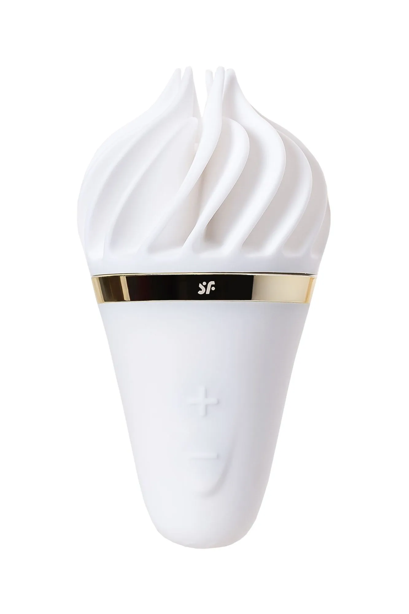 вибромассажер satisfyer layons sweet treat, силикон, белый, 10,4 см. в Краснодаре