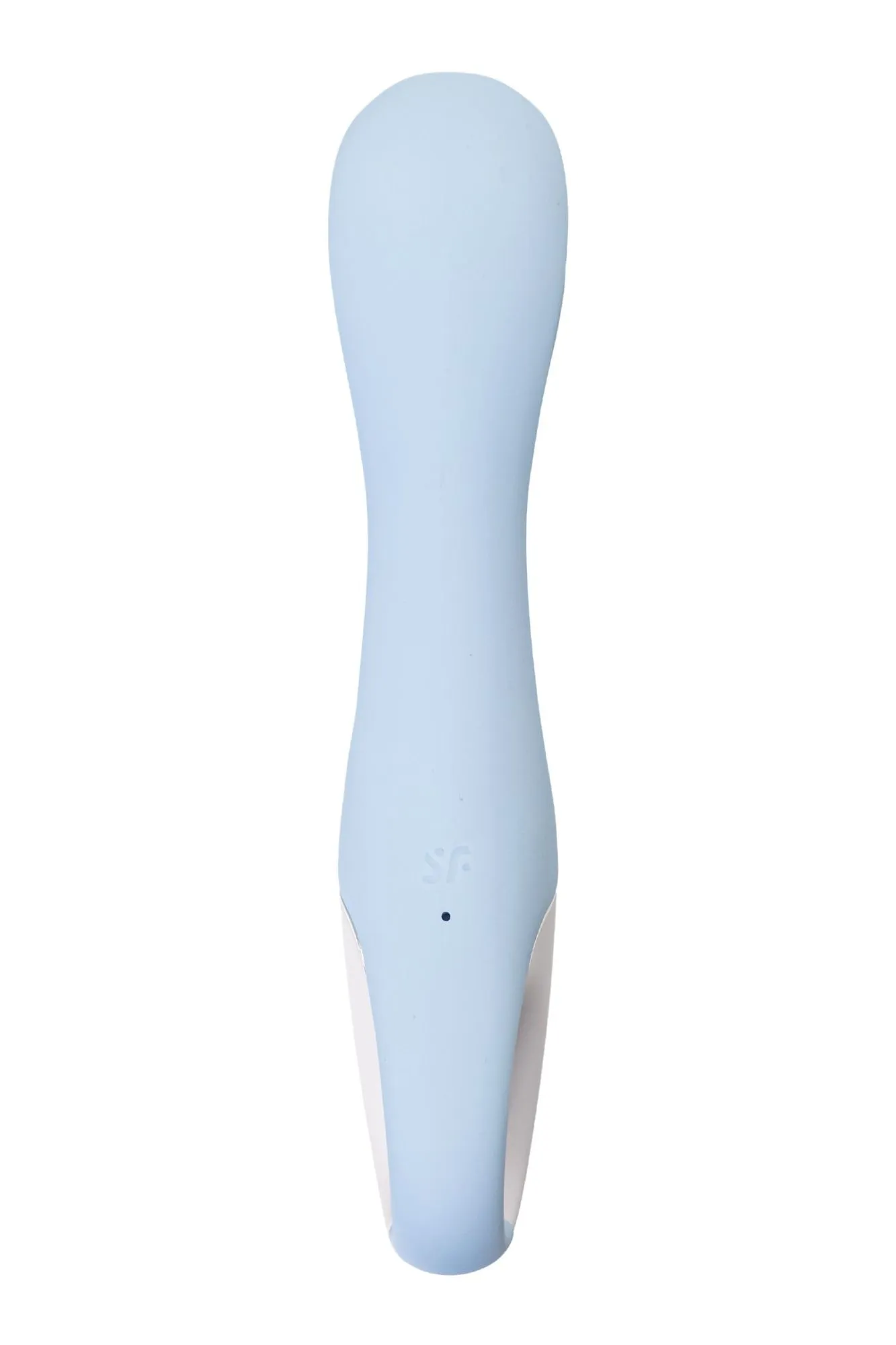 нереалистичный вибратор satisfyer air pump vibrator 5, силикон, голубой,  см. в Краснодаре