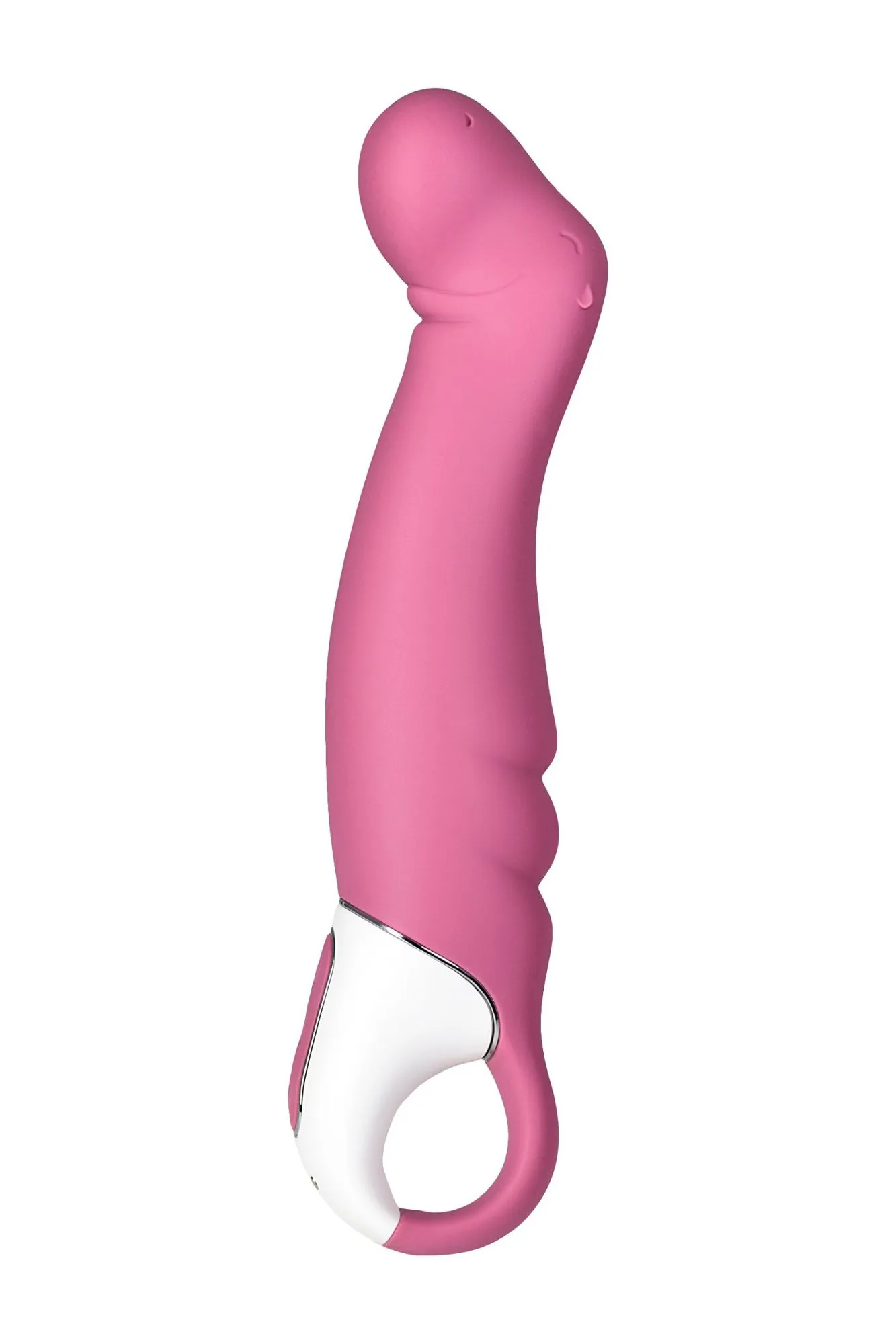 нереалистичный вибратор satisfyer vibes petting hippo, силикон, красный, 22,9 см. в Краснодаре
