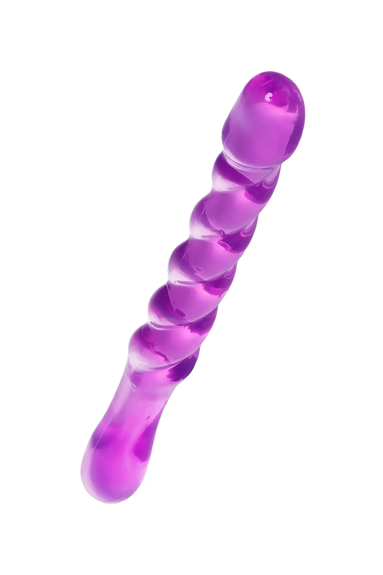 двусторонний фаллоимитатор a-toys by toyfa tanza, tpe, фиолетовый, 27,5 см в Краснодаре