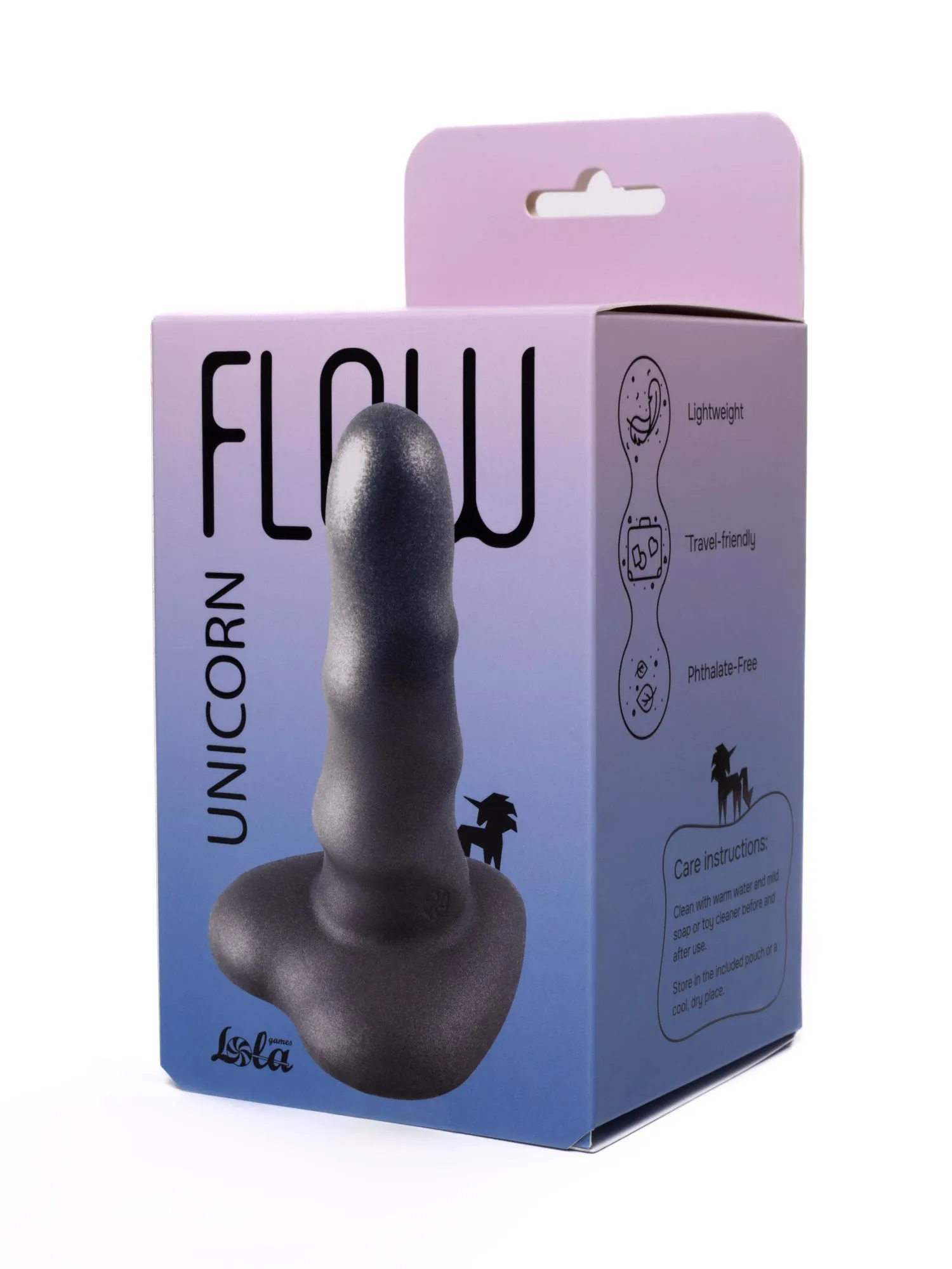 нереалистичный дилдо unicorn mini black 2047-03lola в Краснодаре