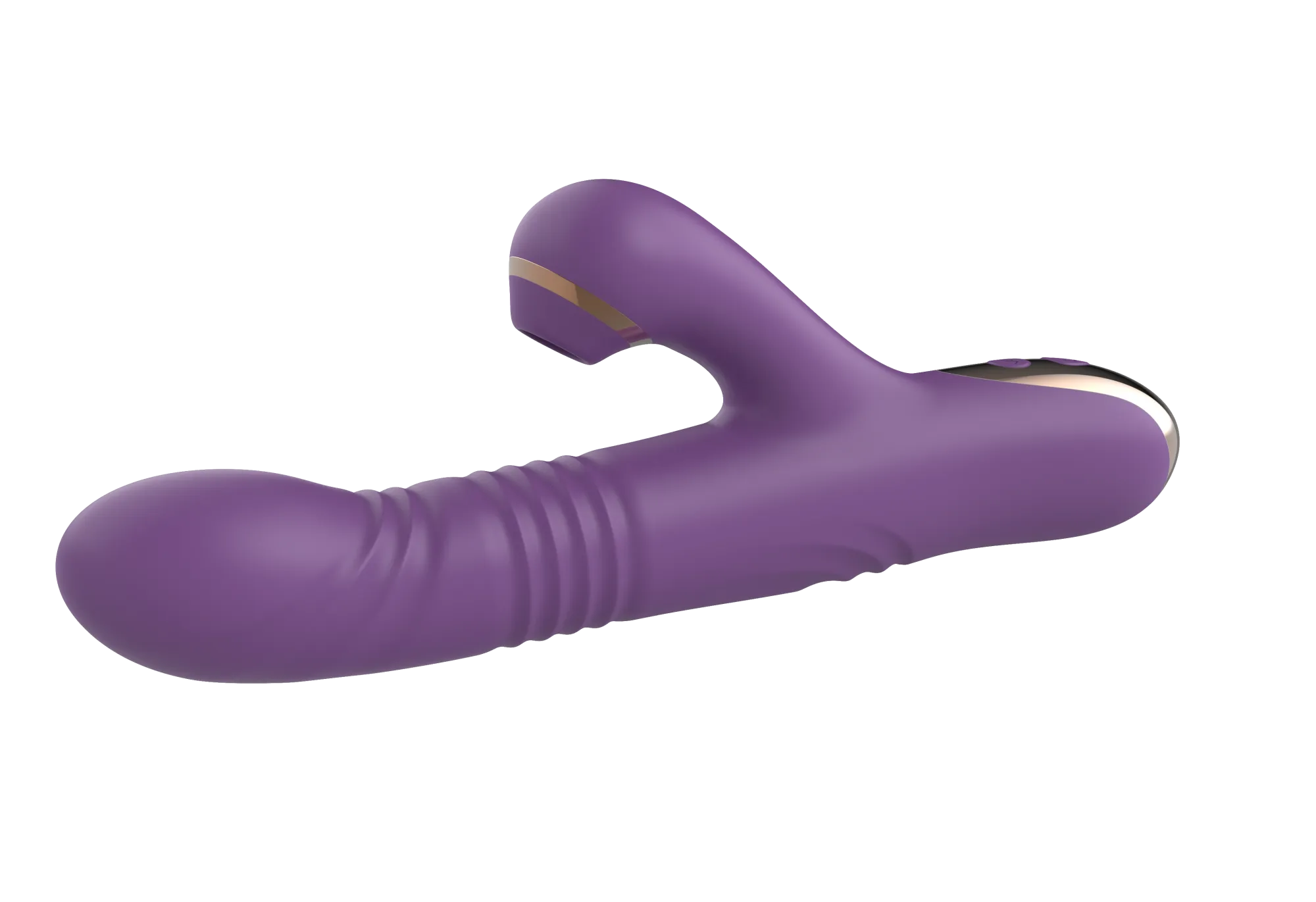 силиконовый вибратор с возвратно-поступательной стимуляцией sw24126-purple в Краснодаре