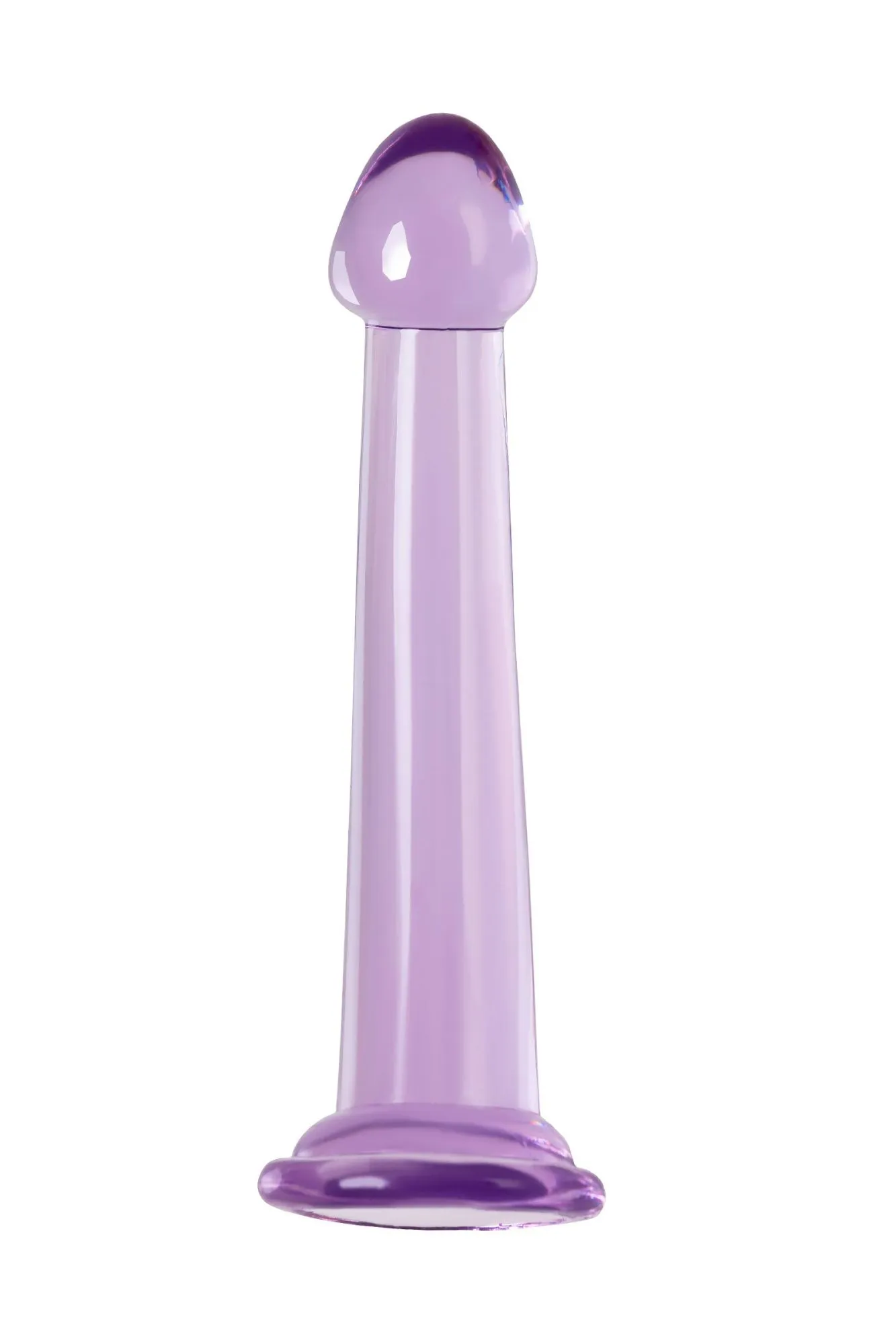 нереалистичный фаллоимитатор jelly dildo m toyfa basic, tpe, фиолетовый, 18 см в Краснодаре