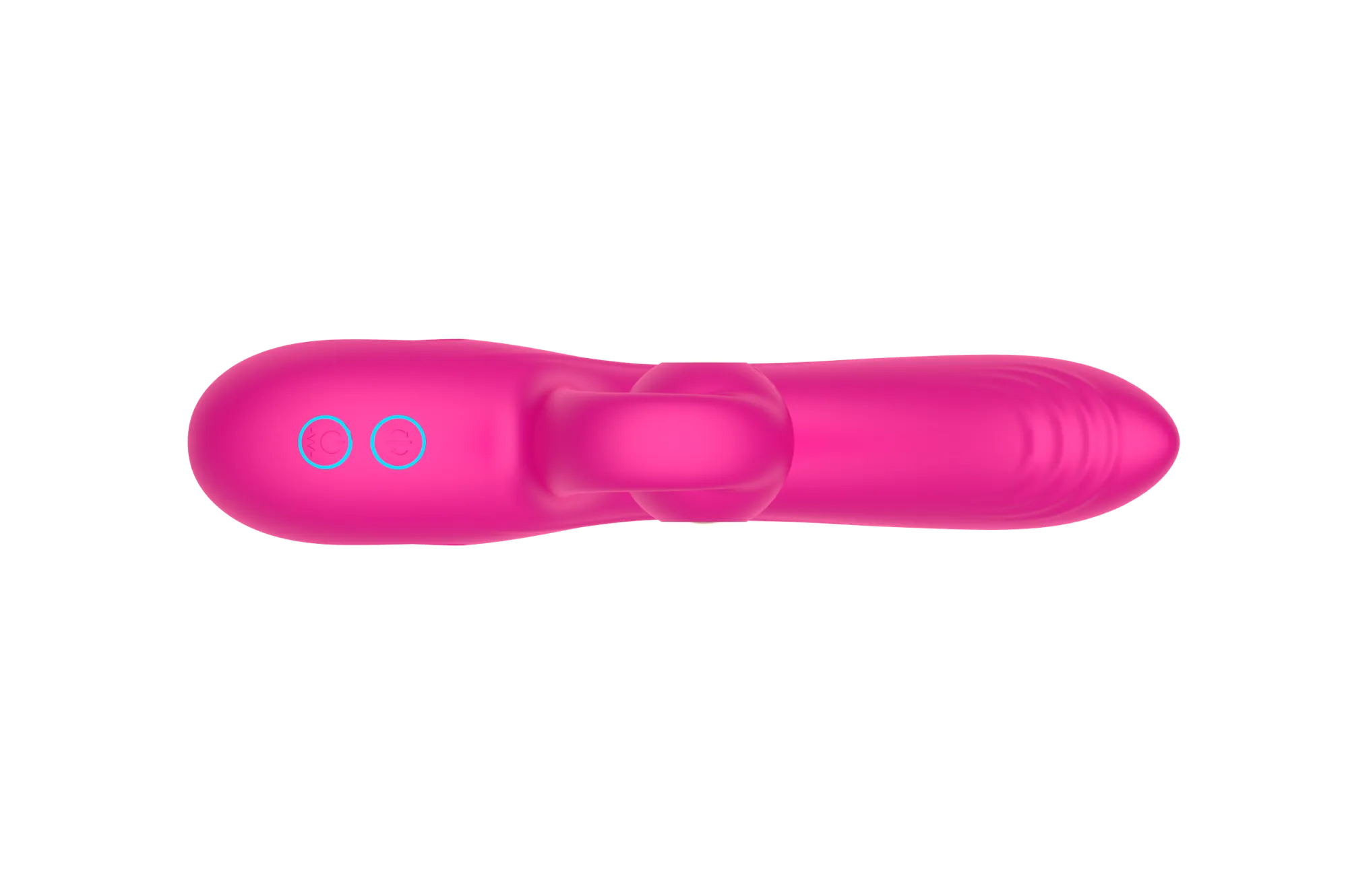 силиконовый вибратор-кролик с функцией вращения sw3052-hot-pink в Краснодаре