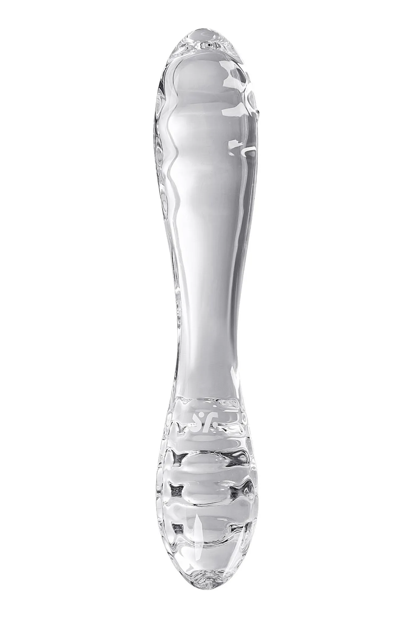 двусторонний фаллоимитатор satisfyer dazzling crystal 1, стекло, прозрачный, 18,5 см в Краснодаре