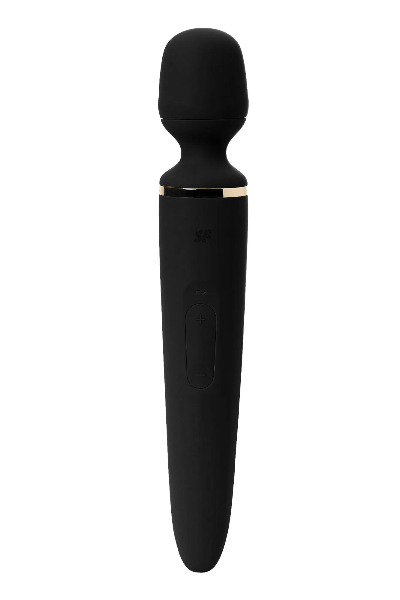 нереалистичный вибратор satisfyer woman wand, abs пластик, черный, 34 см. в Краснодаре