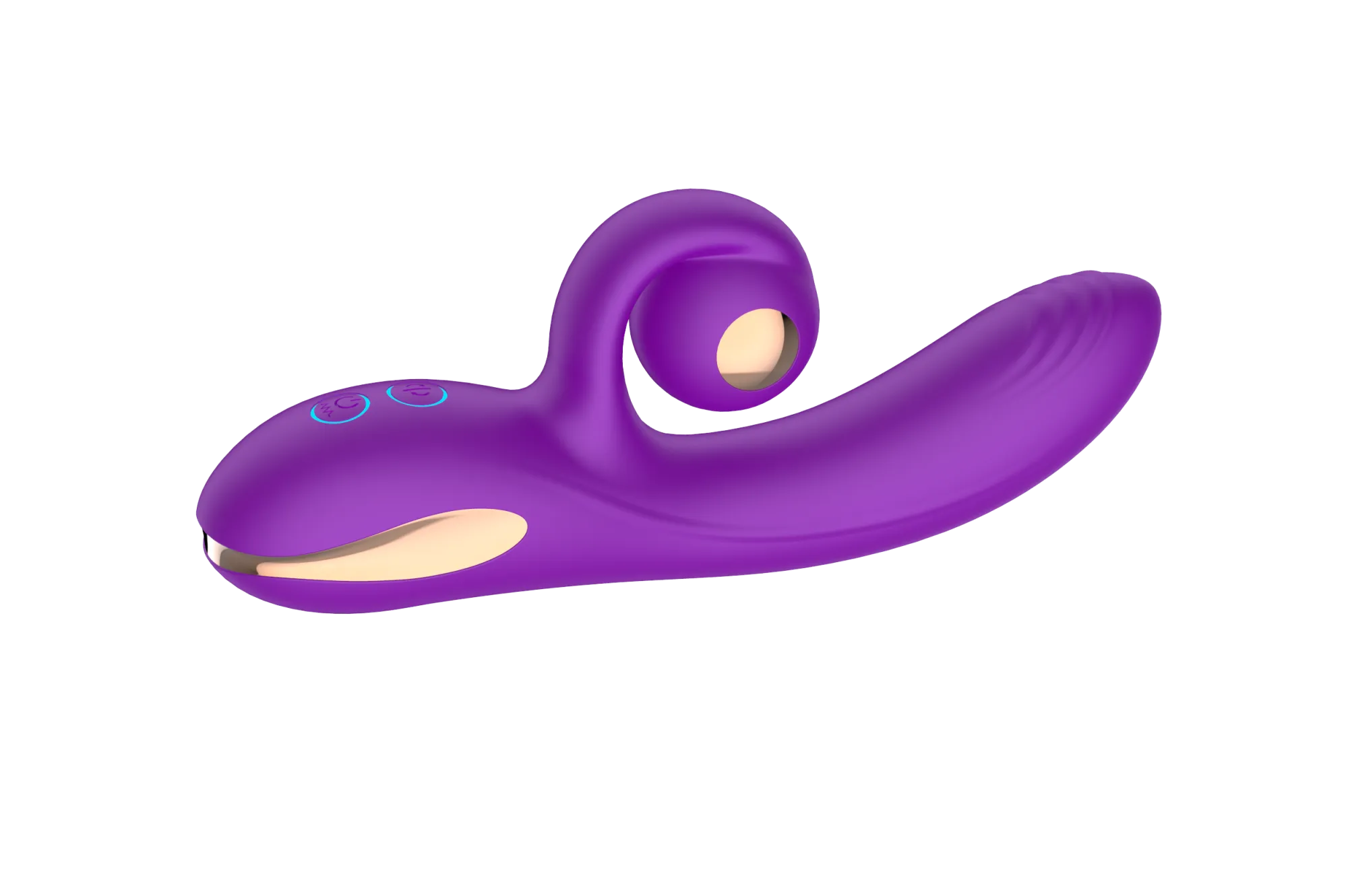 силиконовый вибратор-кролик с функцией вращения sw3052-purple в Краснодаре