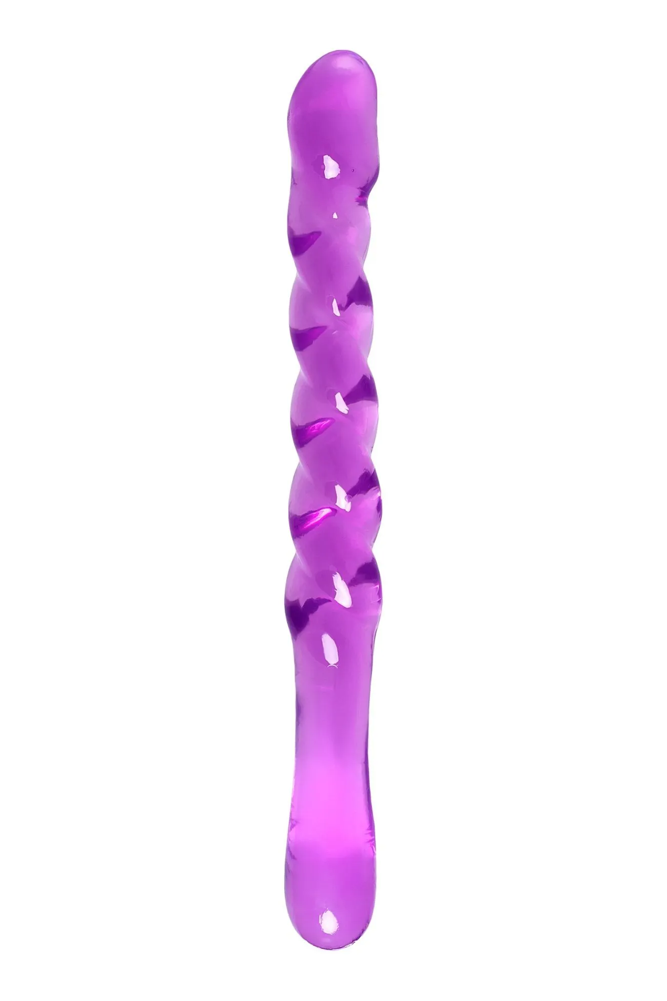 двусторонний фаллоимитатор a-toys by toyfa tanza, tpe, фиолетовый, 27,5 см в Краснодаре