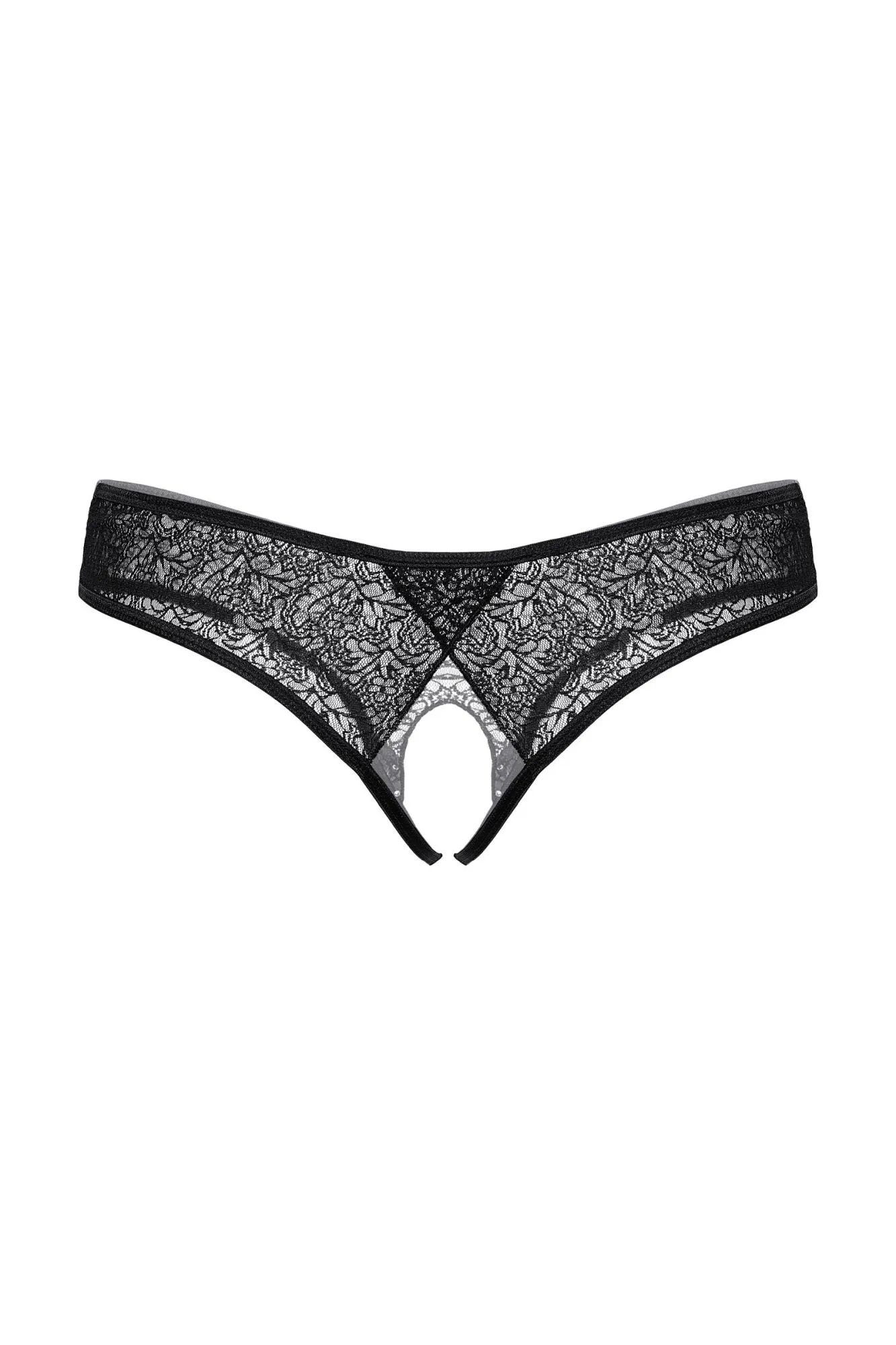 Эротическое трусики открытые softline collection, черный, s/m в Краснодаре
