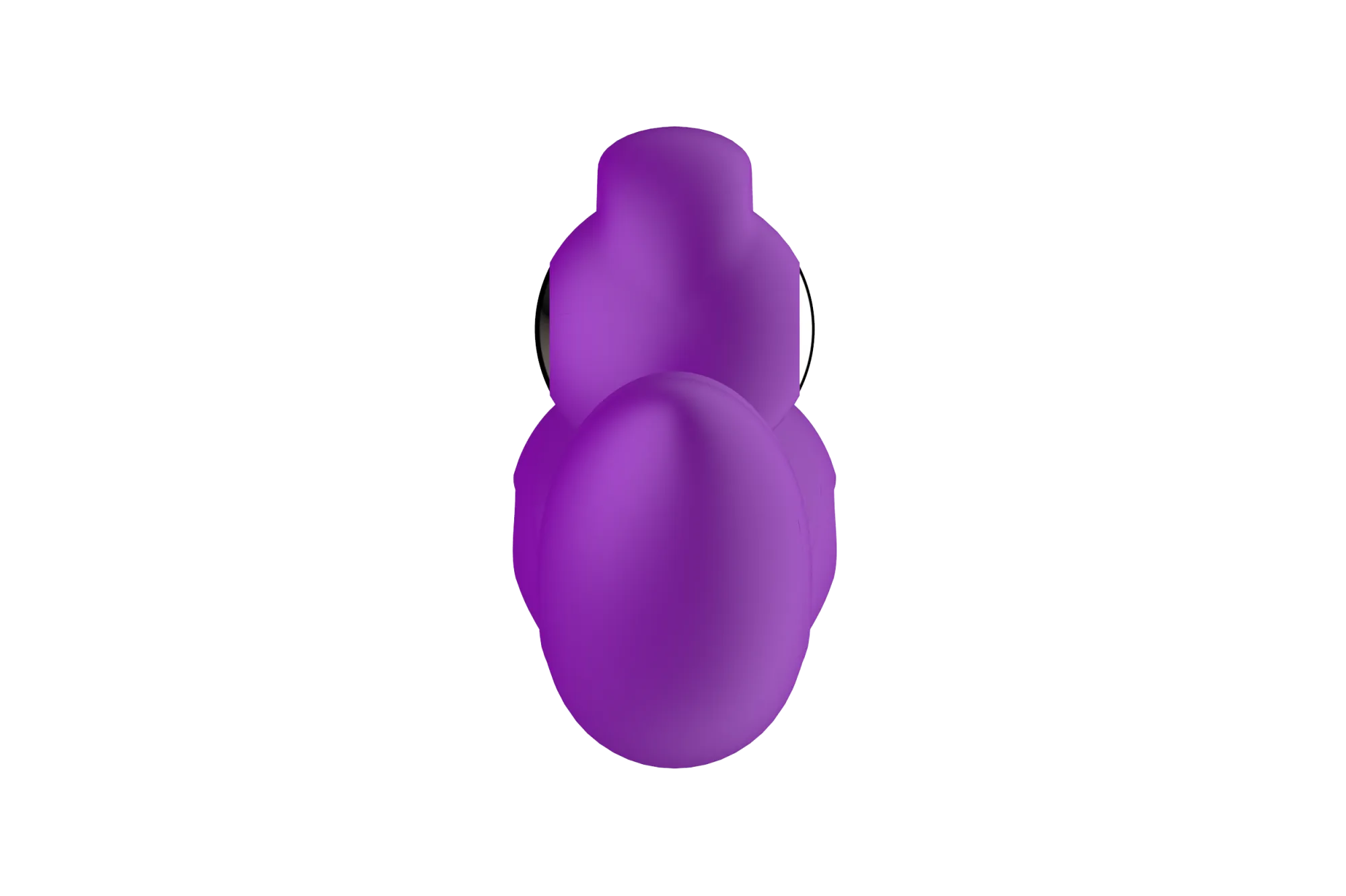 силиконовый вибратор-кролик с функцией вращения sw3052-purple в Краснодаре