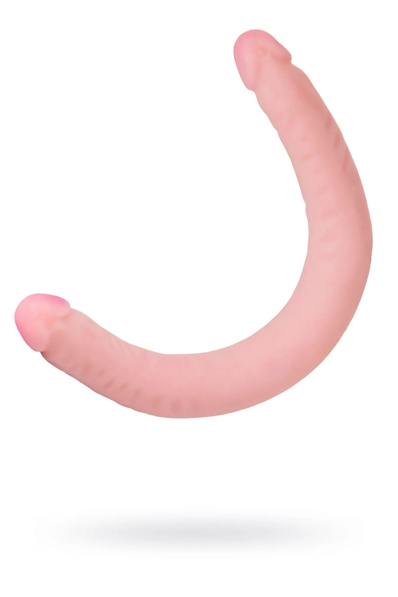 двусторонний фаллоимитатор lovetoy lesbi touch, телесный, 43 см в Краснодаре