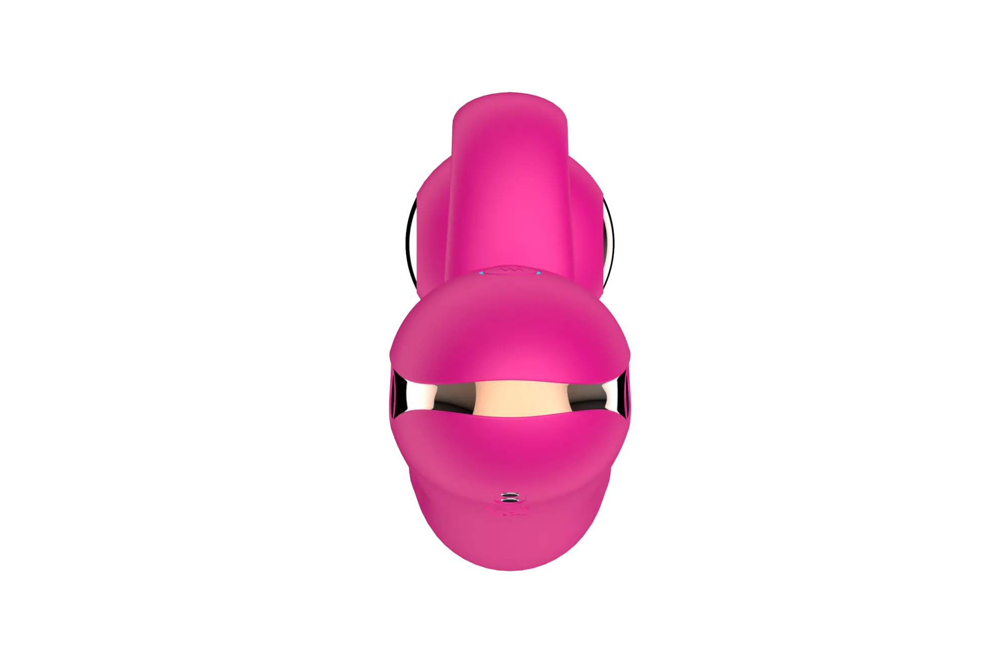 силиконовый вибратор-кролик с функцией вращения sw3052-hot-pink в Краснодаре
