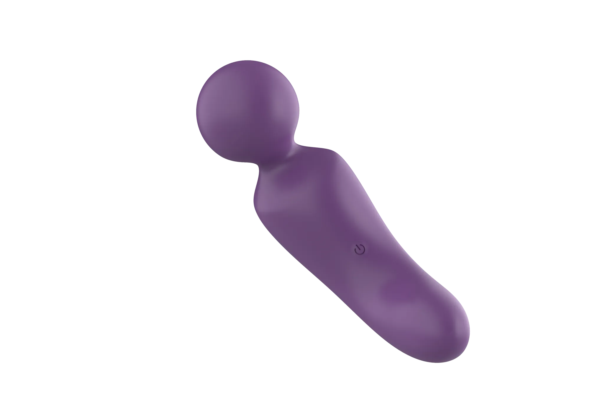 вибратор- вонд с изогнутым корпусом secwell sw24125-purple в Краснодаре
