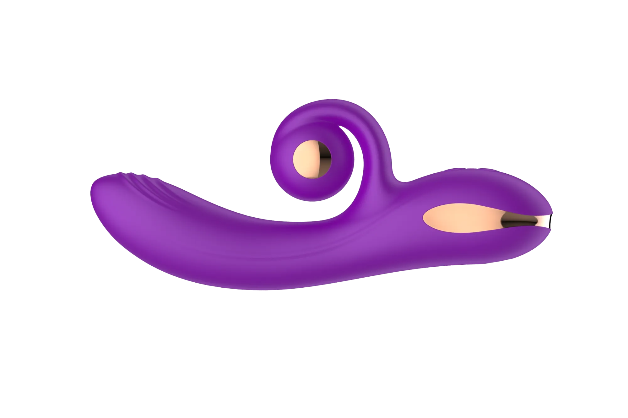 силиконовый вибратор-кролик с функцией вращения sw3052-purple в Краснодаре