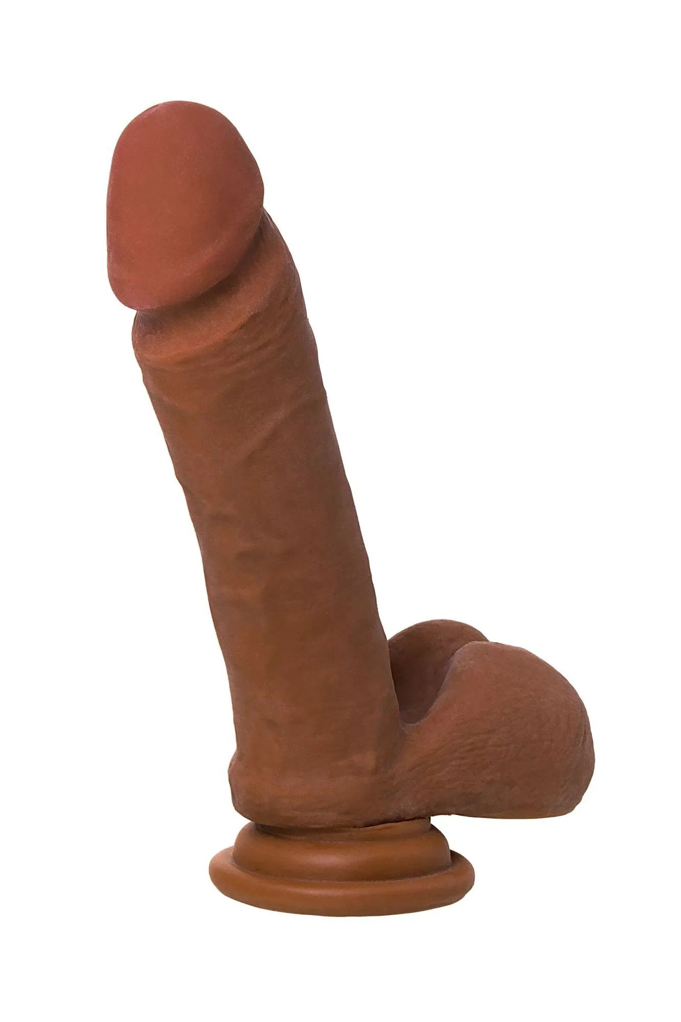 реалистичный фаллоимитатор toyfa realstick elite mulatto, коричневый, 16 см в Краснодаре