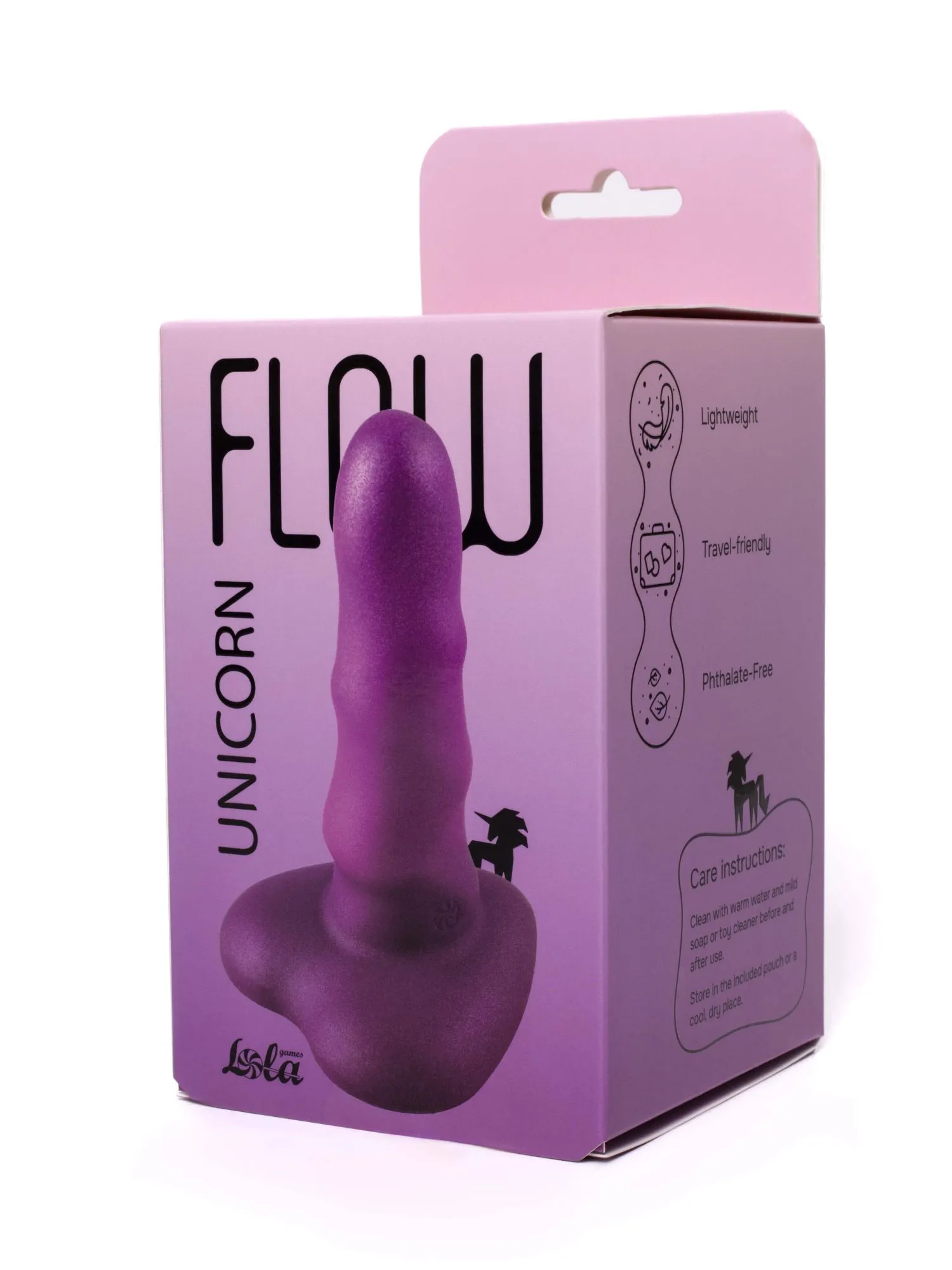 нереалистичный дилдо unicorn mini purple 2047-04lola в Краснодаре