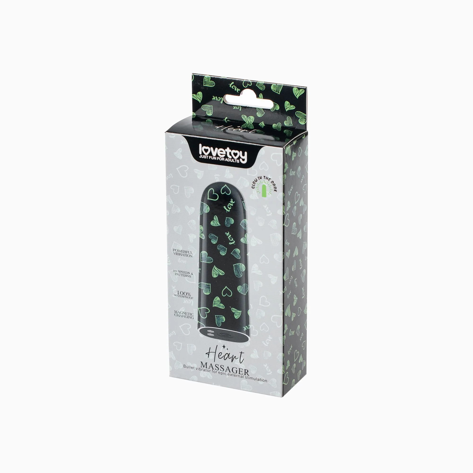  вибропуля lovetoy glow-in-the-dark heart_светится в темноте в Краснодаре