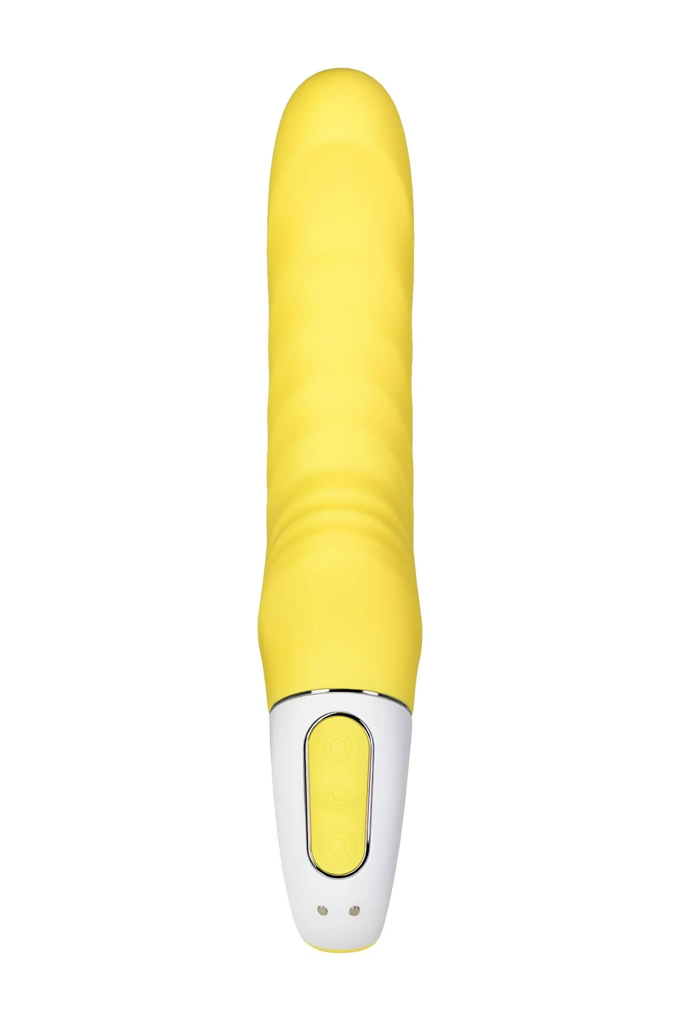 нереалистичный вибратор satisfyer vibes yummy sunshine, силикон, желтый, 22,5 см. в Краснодаре