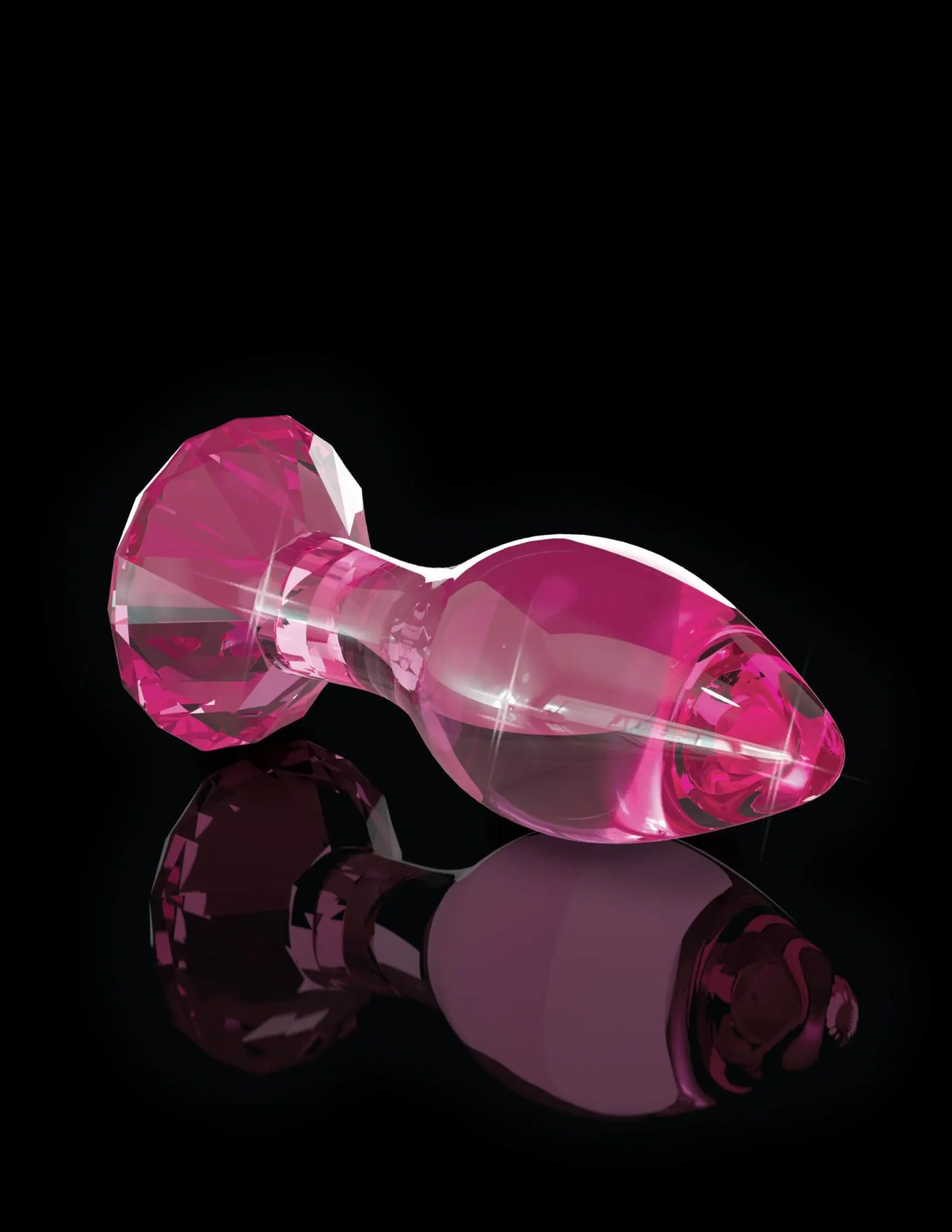 анальная пробка стеклянная pipedream icicles no 79, розовая в Краснодаре