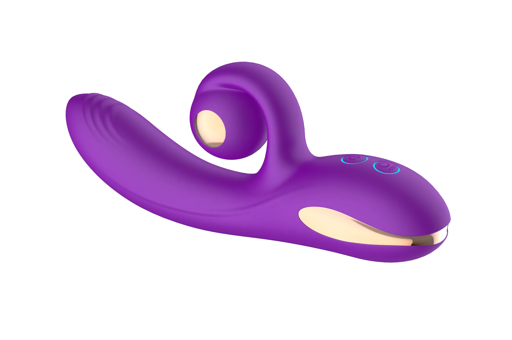 силиконовый вибратор-кролик с функцией вращения sw3052-purple в Краснодаре