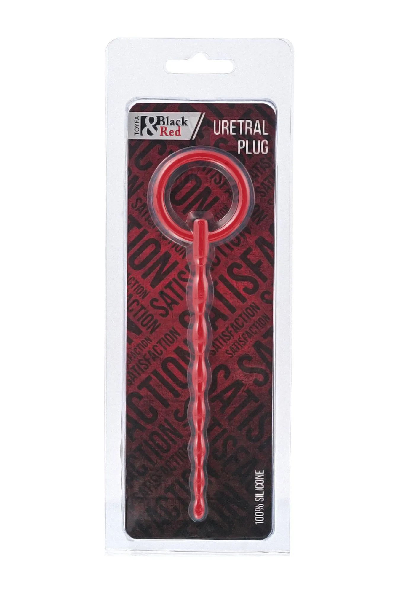 уретральный плаг black&red by toyfa, силикон, красный, 16 см в Краснодаре