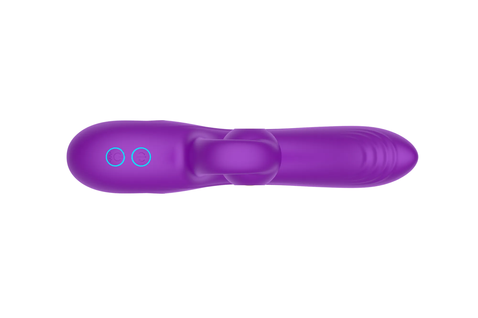 силиконовый вибратор-кролик с функцией вращения sw3052-purple в Краснодаре