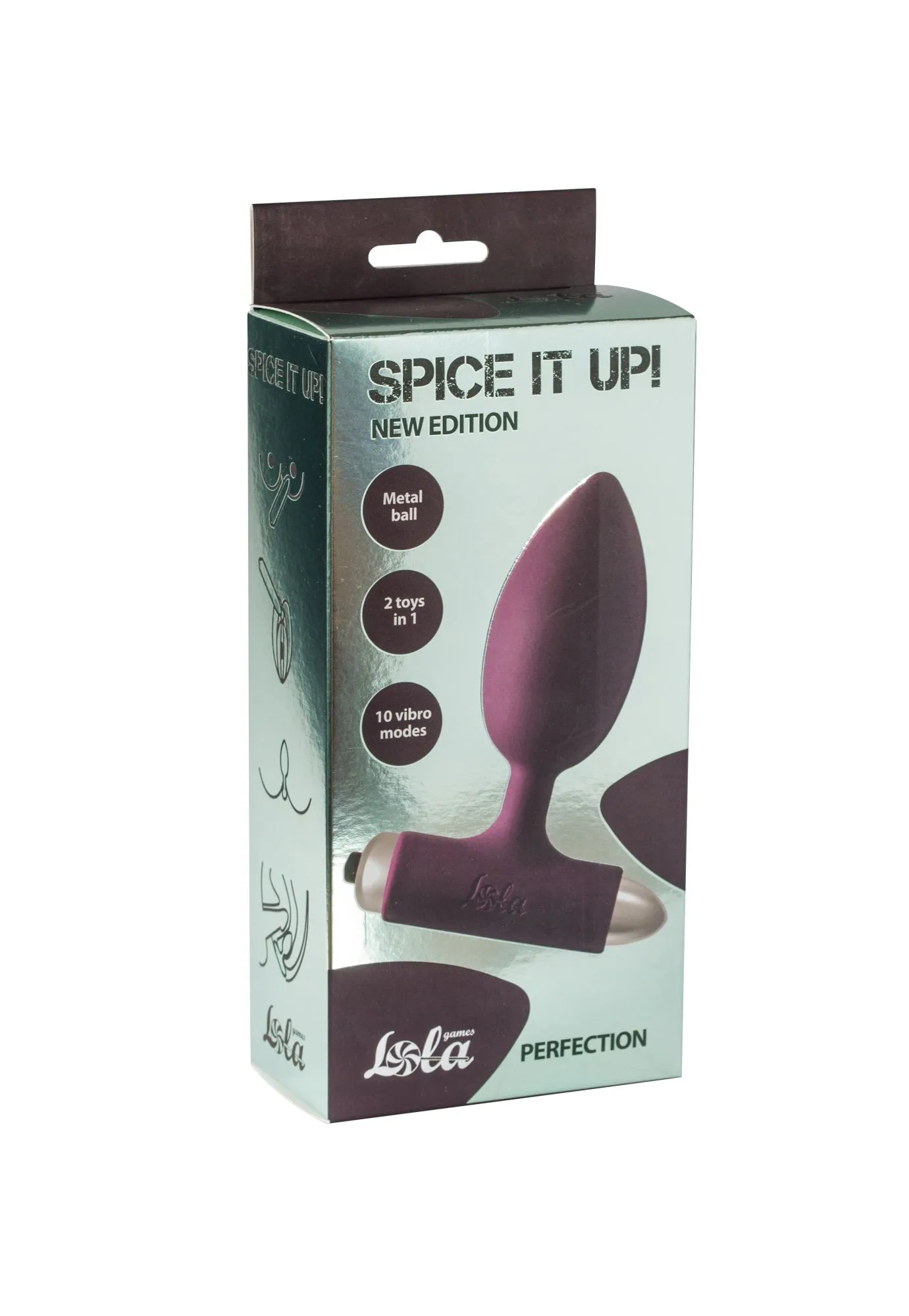 анальная пробка с вибрацией spice it up new edition perfection wine red 8014-03lola в Краснодаре