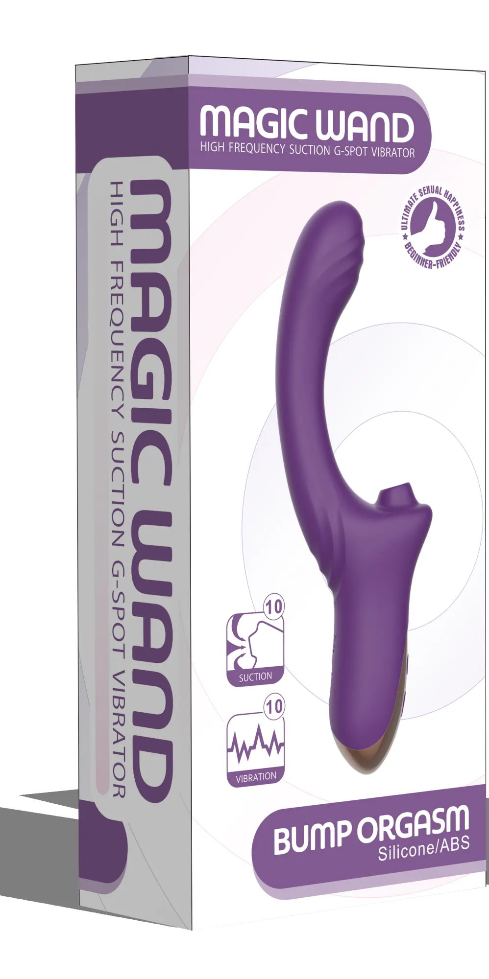 вагинально-клиторальный вибратор secwell sw3044-purple в Краснодаре