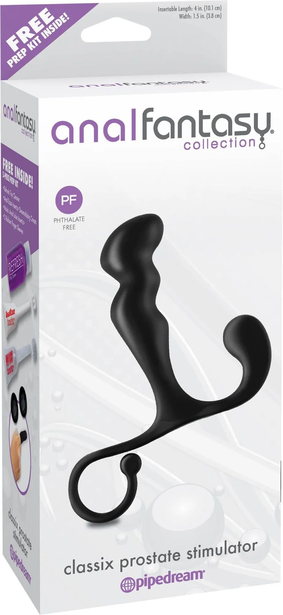 анальный стимулятор pipedream classix prostate stimulator, черный в Краснодаре