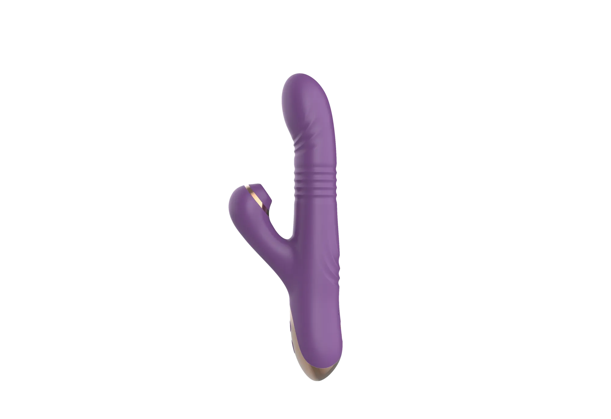 силиконовый вибратор с возвратно-поступательной стимуляцией sw24126-purple в Краснодаре