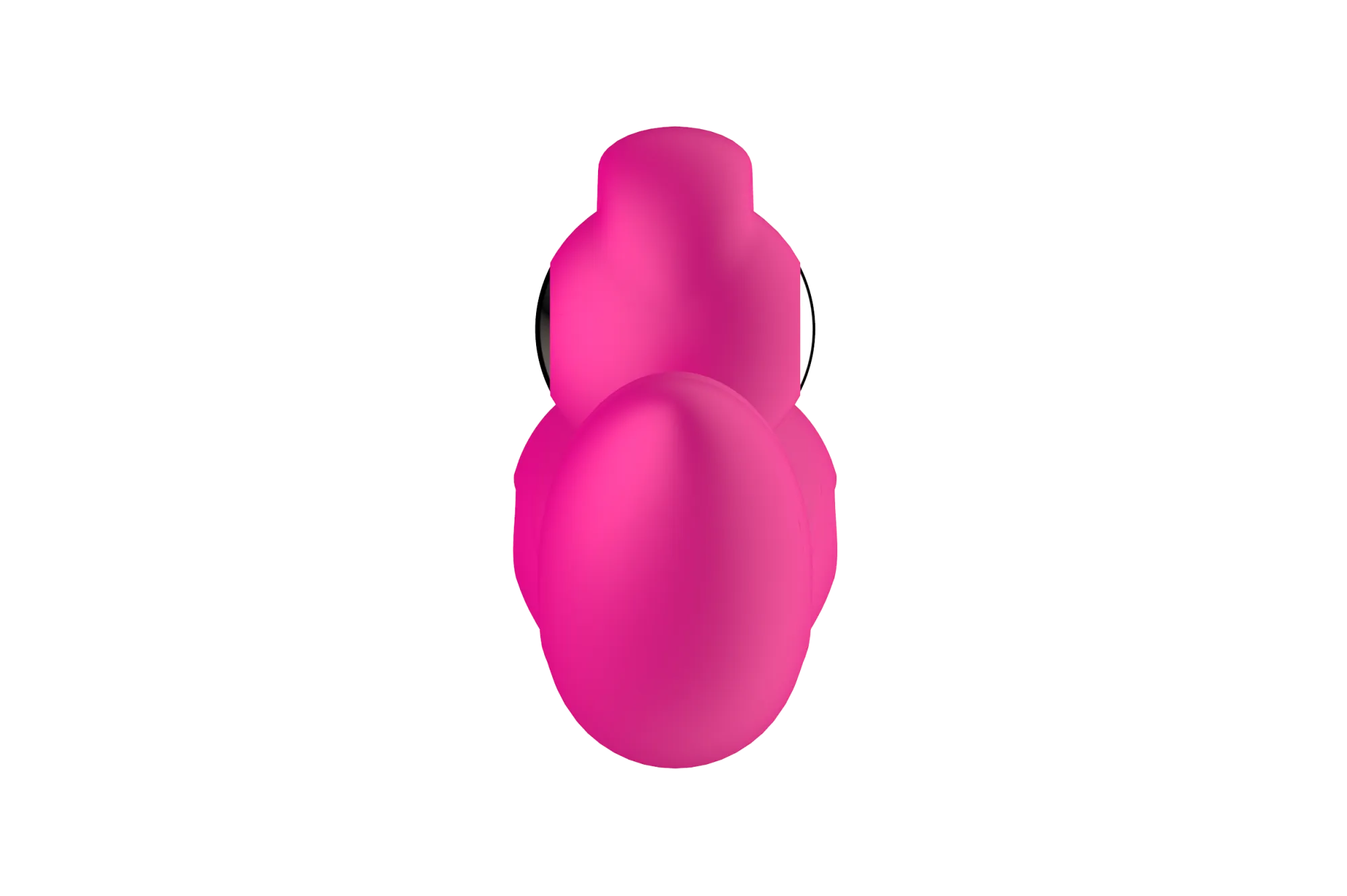силиконовый вибратор-кролик с функцией вращения sw3052-hot-pink в Краснодаре