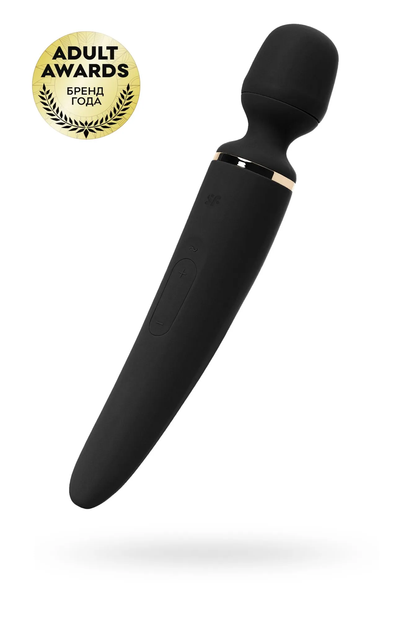 нереалистичный вибратор satisfyer woman wand, abs пластик, черный, 34 см. в Краснодаре