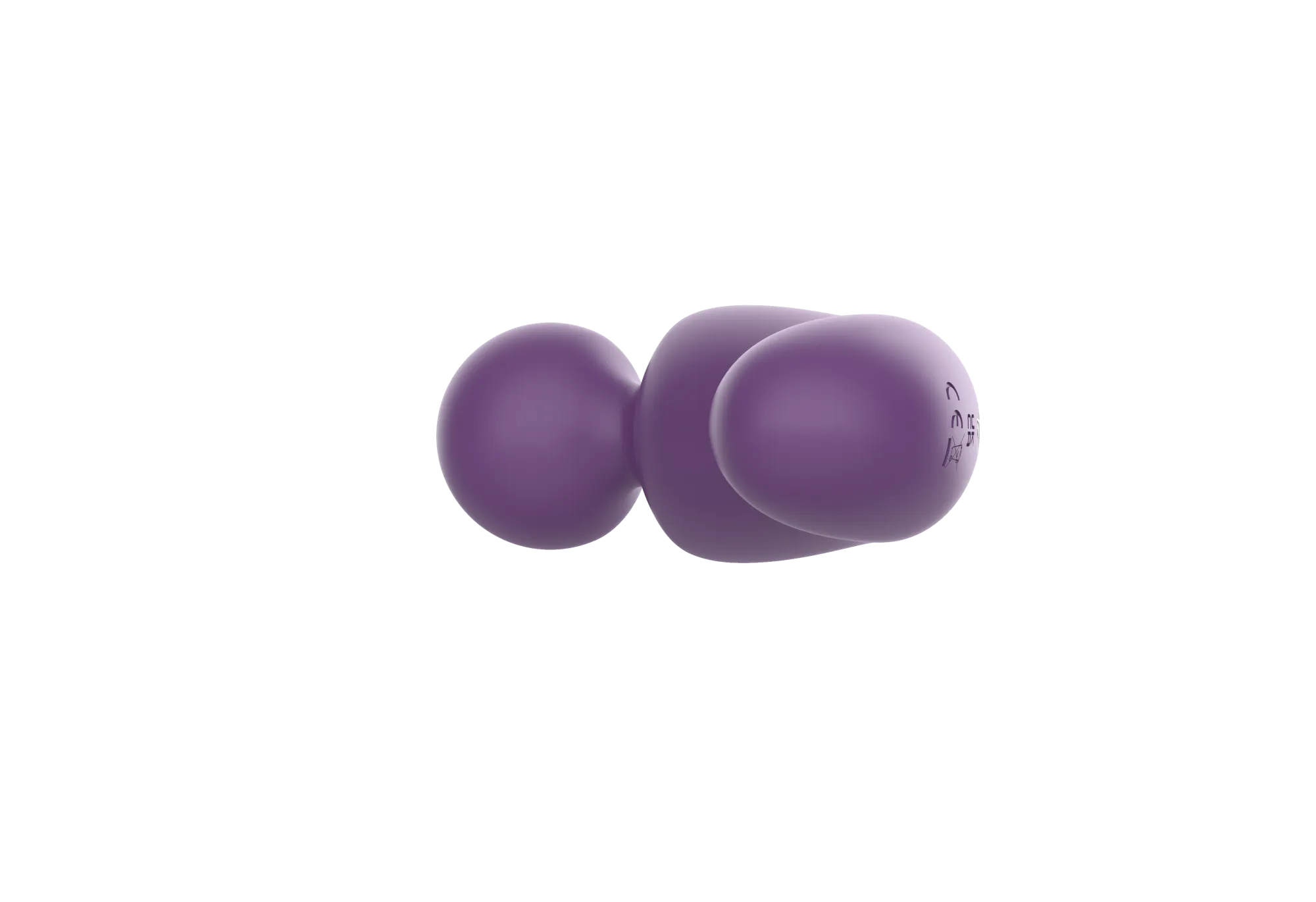 вибратор- вонд с изогнутым корпусом secwell sw24125-purple в Краснодаре
