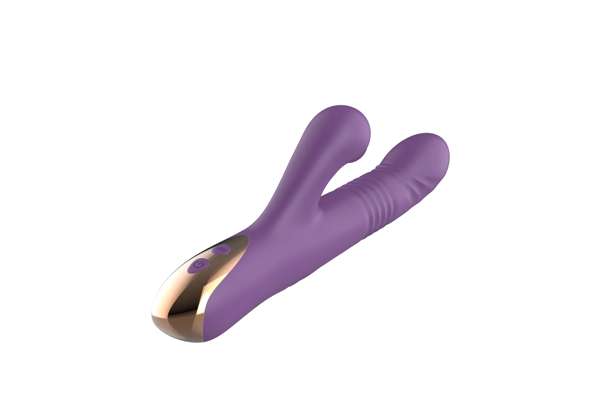 силиконовый вибратор с возвратно-поступательной стимуляцией sw24126-purple в Краснодаре