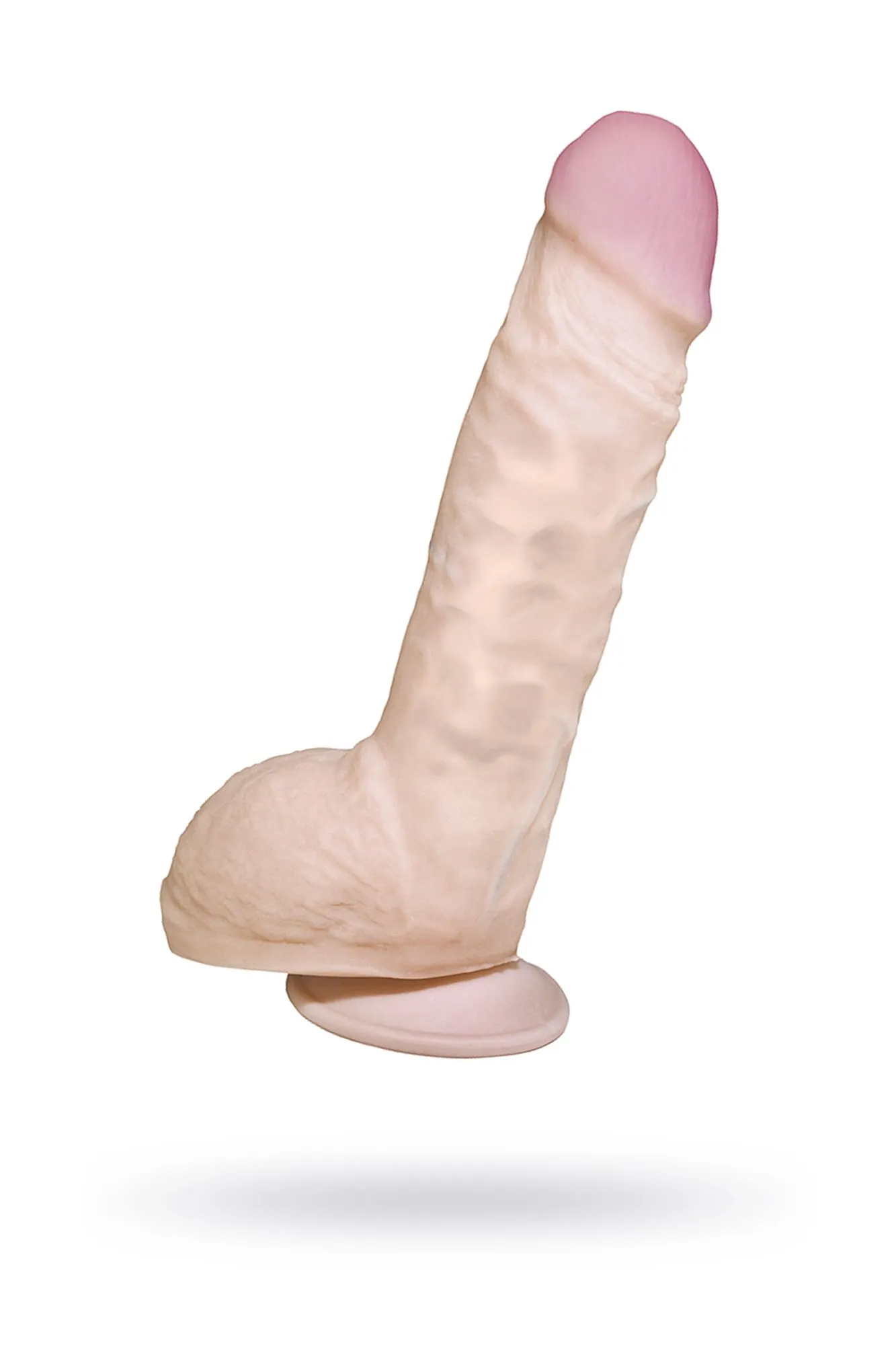 фаллоимитатор неоскин на присоске flex & fix sistem lovetoy, tpr, телесный, 21 см в Краснодаре