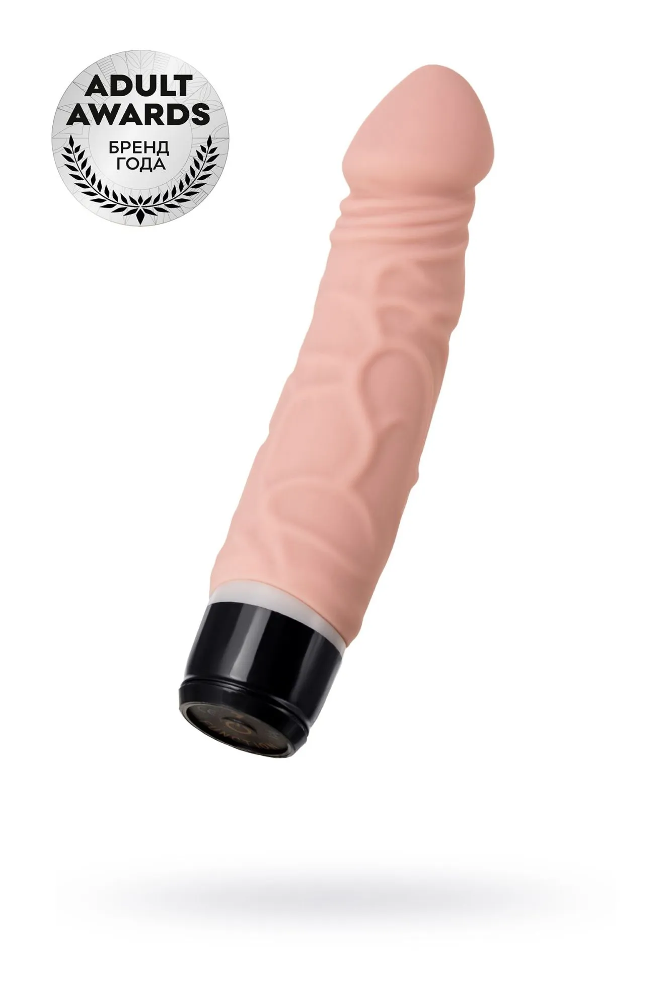 реалистичный вибратор toyfa  a-toys bolv, силикон, телесный, 19,3 см в Краснодаре