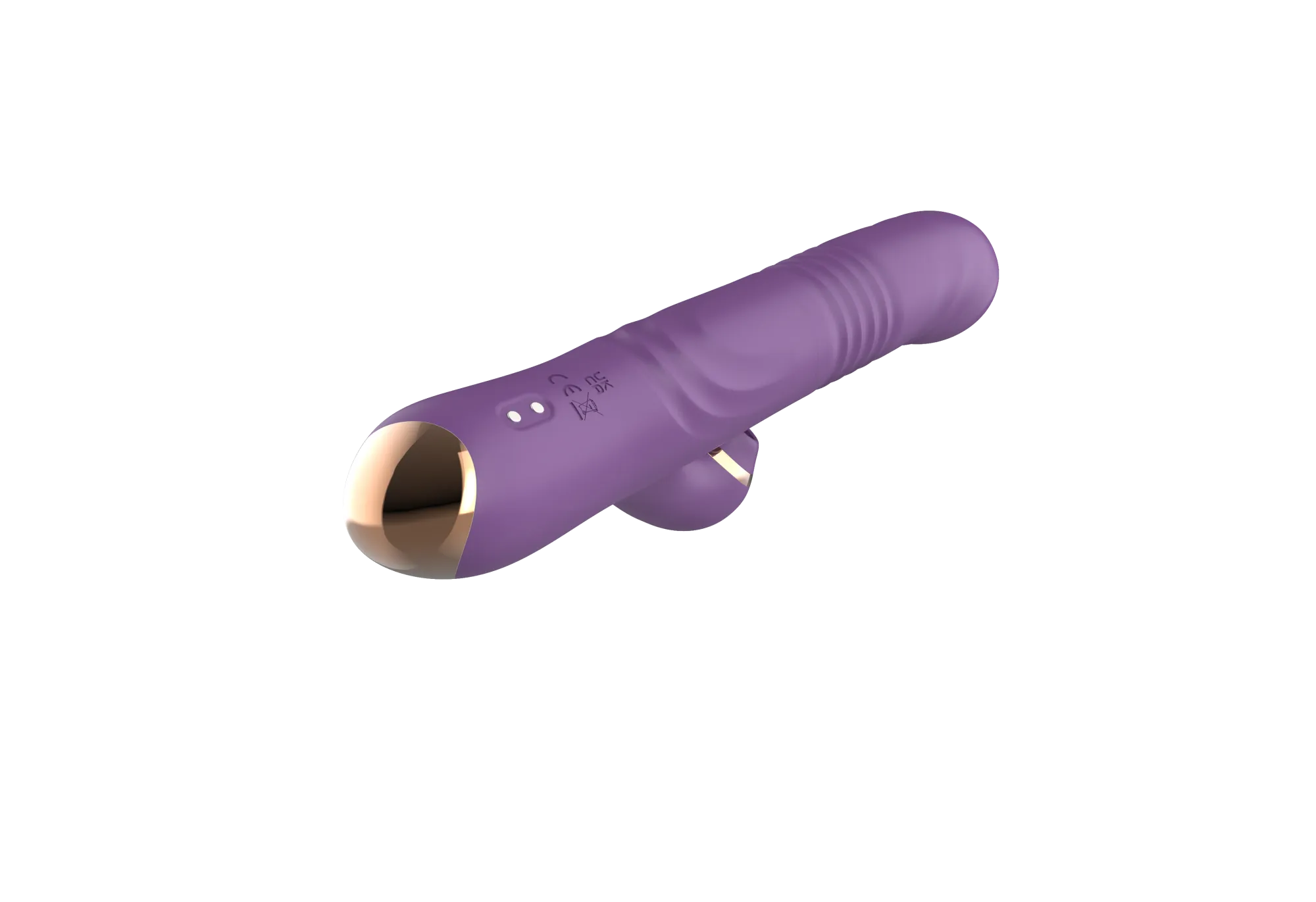 силиконовый вибратор с возвратно-поступательной стимуляцией sw24126-purple в Краснодаре