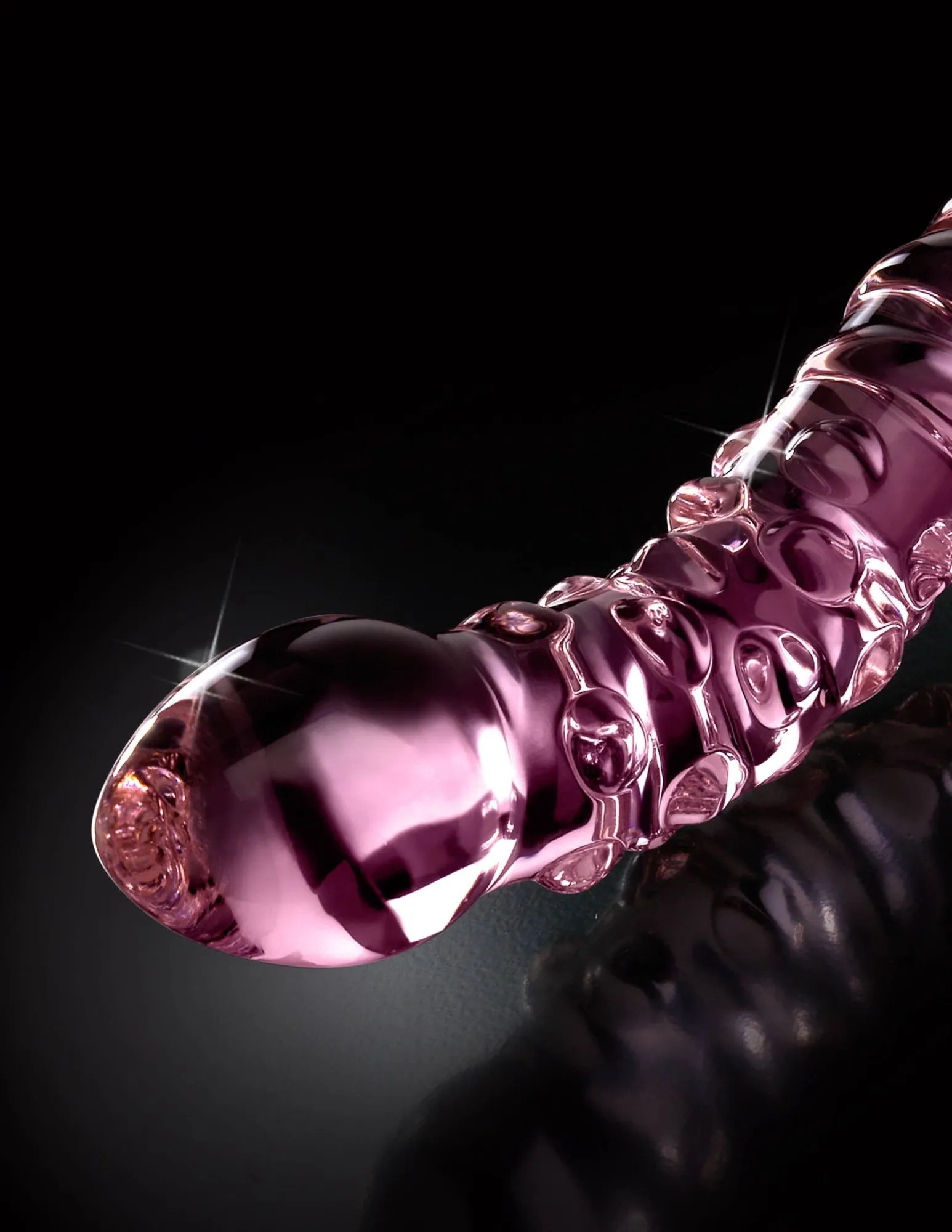 стимулятор стеклянный pipedream icicles no 55, розовый в Краснодаре
