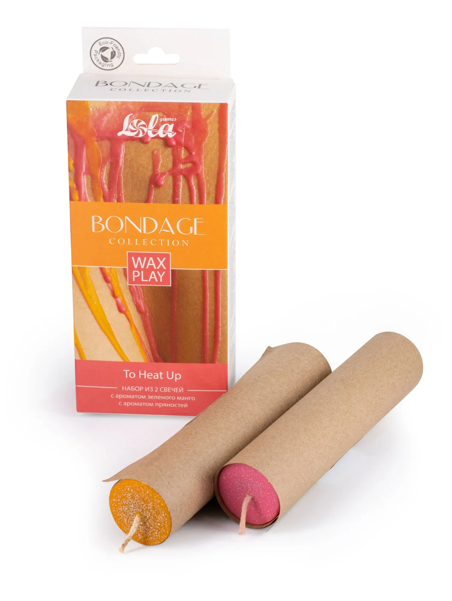 набор из 2 wax play свечей bondage to heat up 1067-01lola в Краснодаре