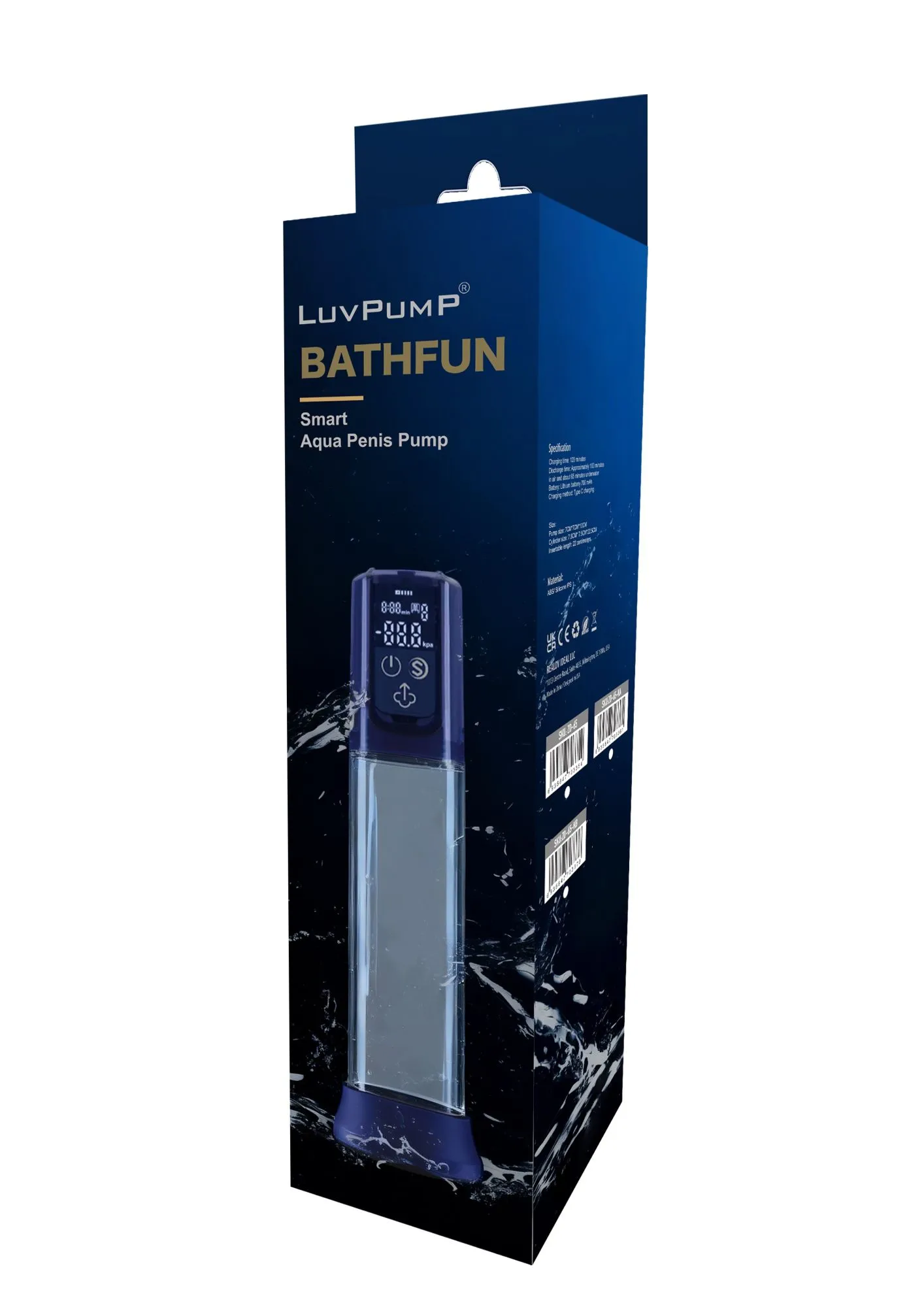 вакуумная помпа realov bathfun pro ai aqua penis pump zd-65-ka в Краснодаре
