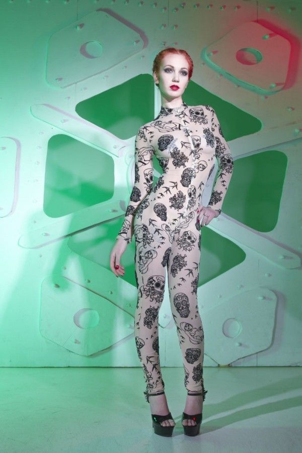 Комбинезон Catanzaro Beverly Tattoo, белый